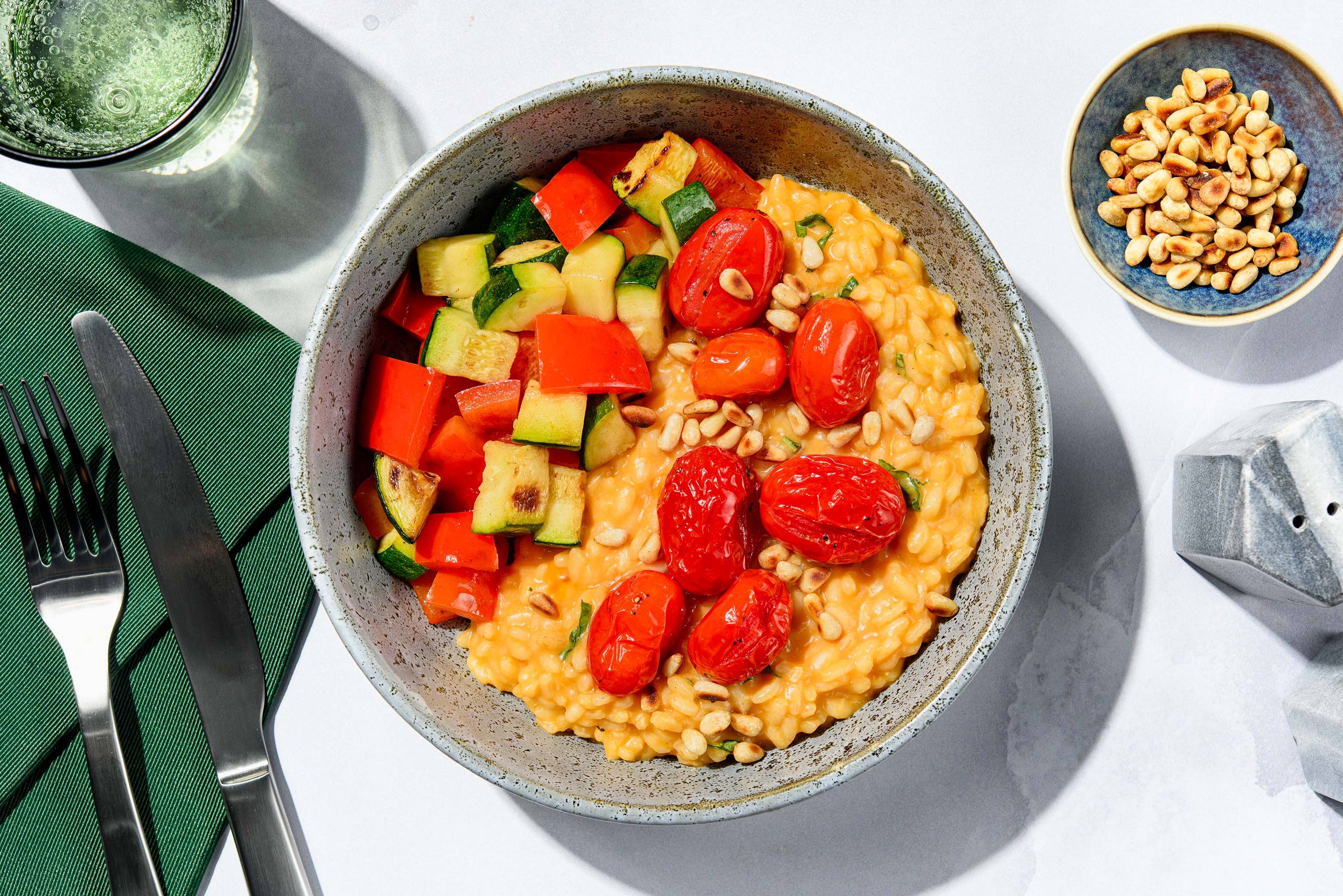 Cremiges Tomaten-Risotto
