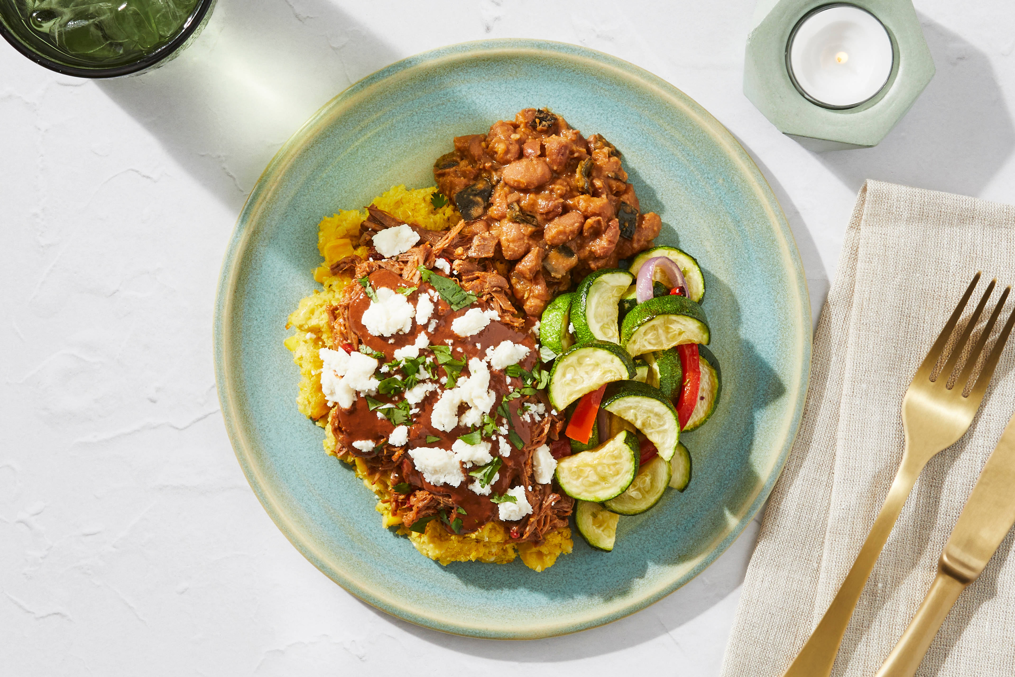 Mole Negro Shredded Beef