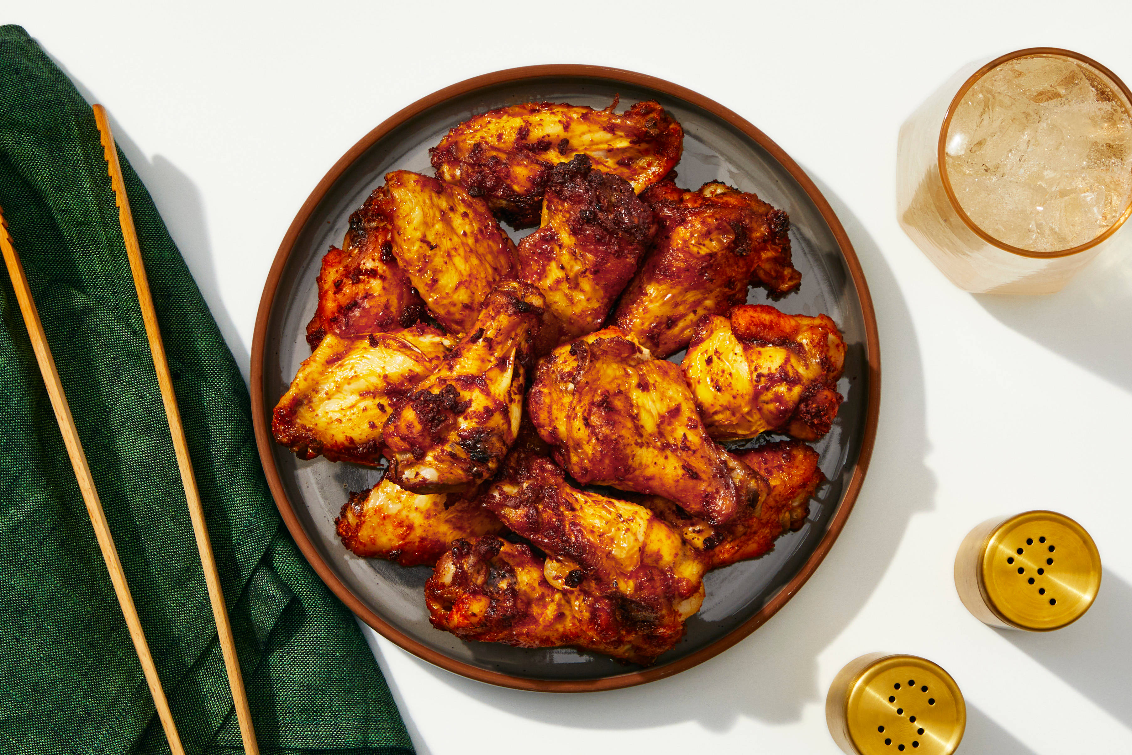 Roasted BBQ-Rubbed Chicken Wings