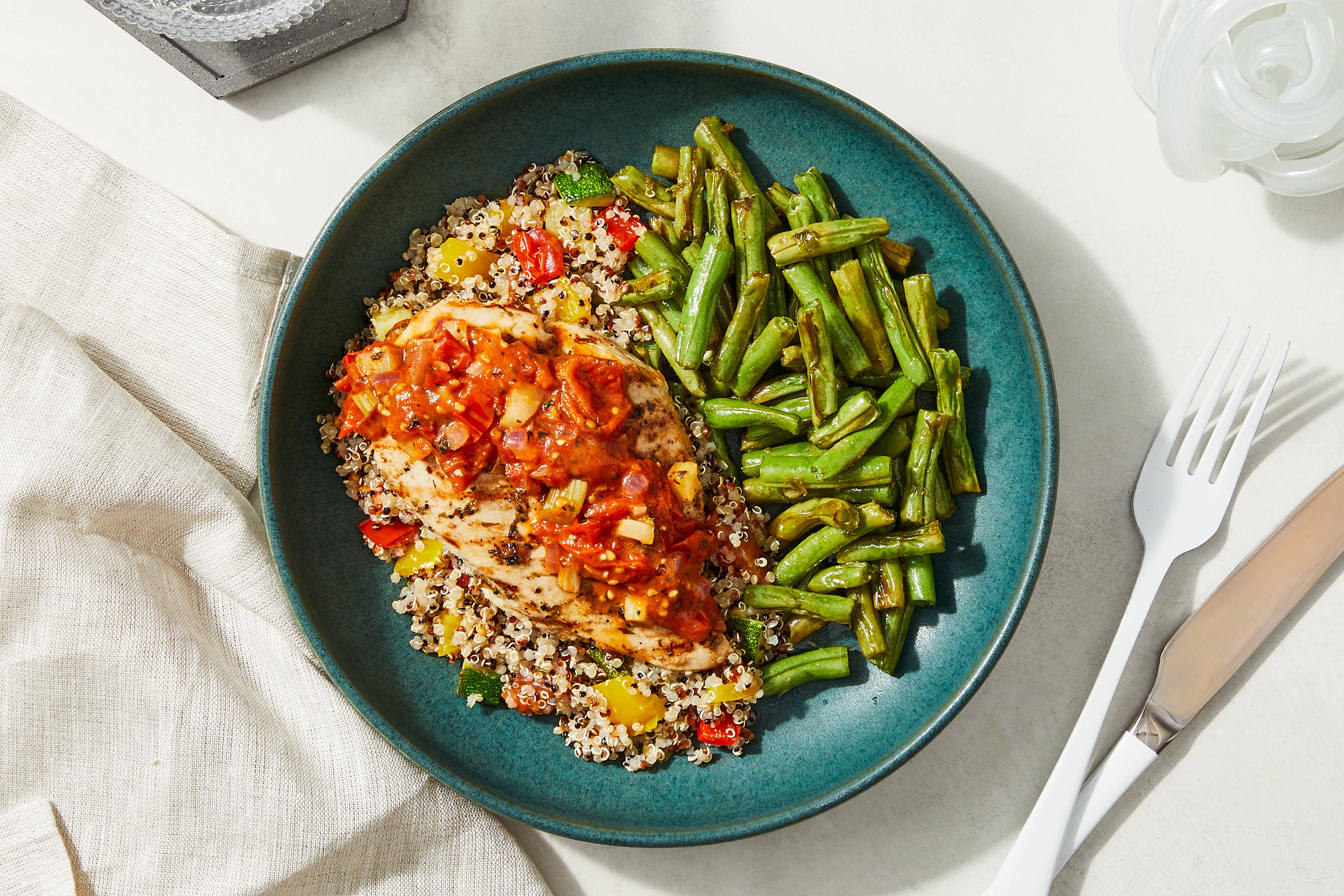Fennel & Tomato Grilled Chicken