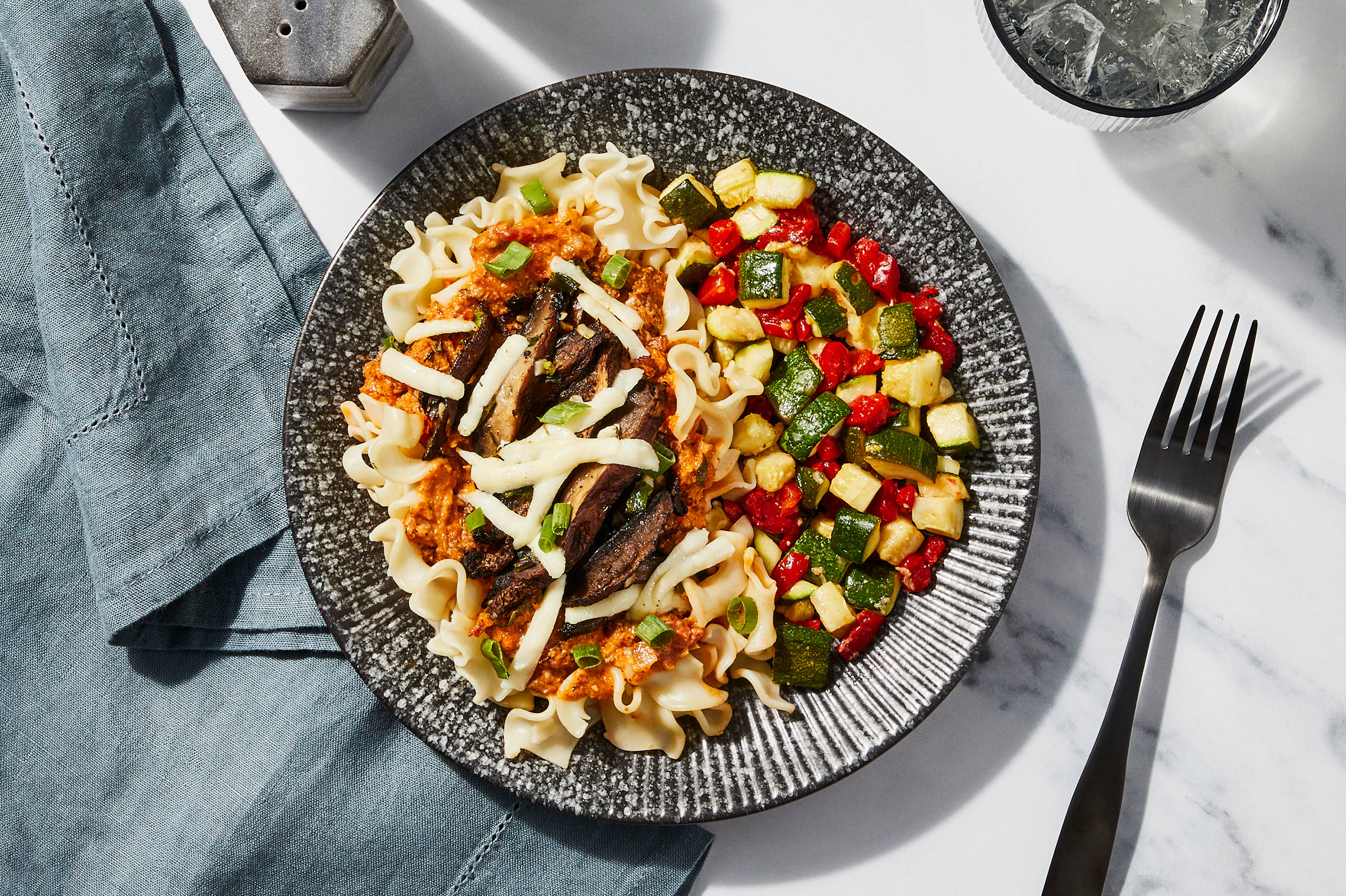 Beef Bolognese & Roasted Portobello Lasagnette