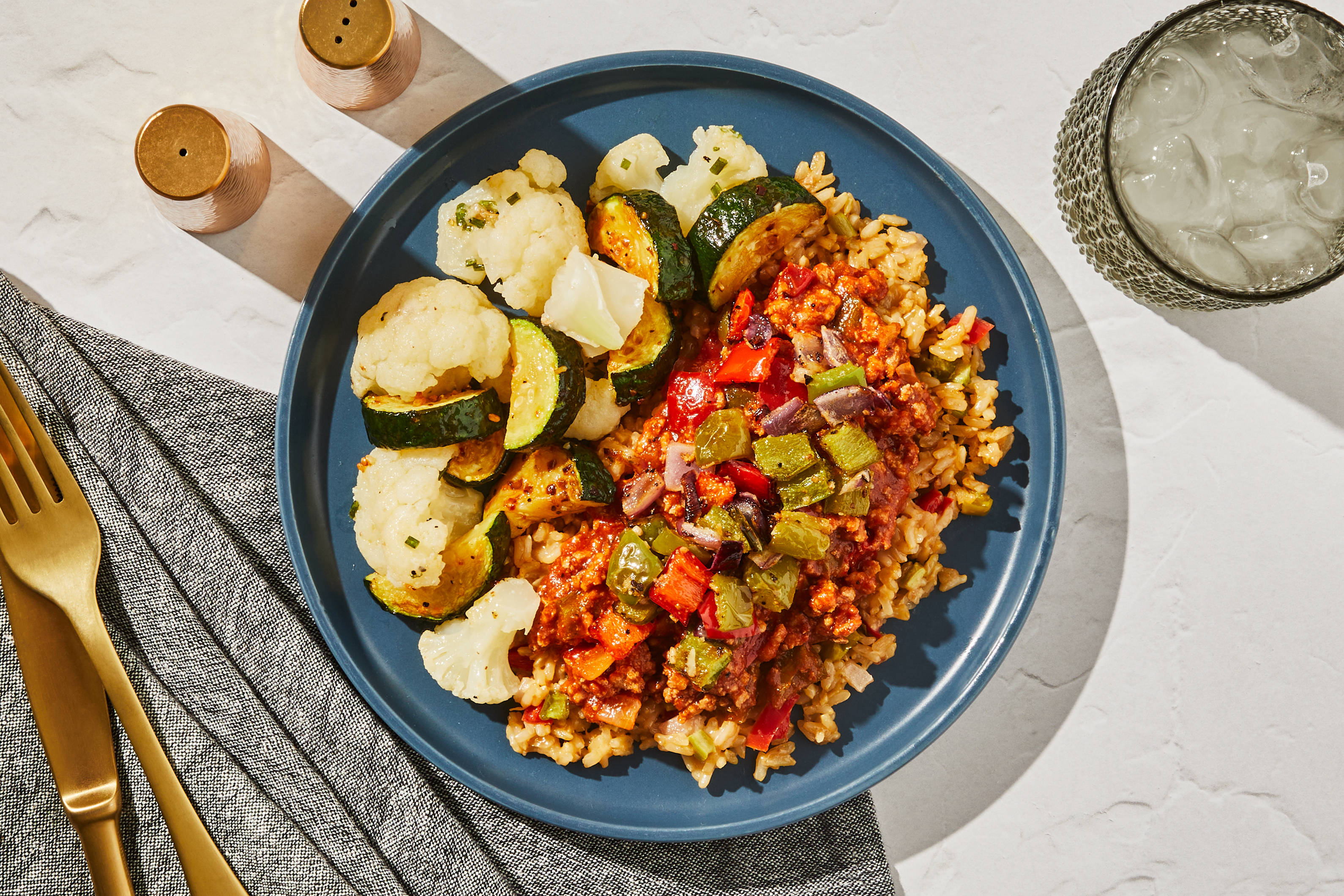 Southwestern-Style Pork & Pepper Casserole