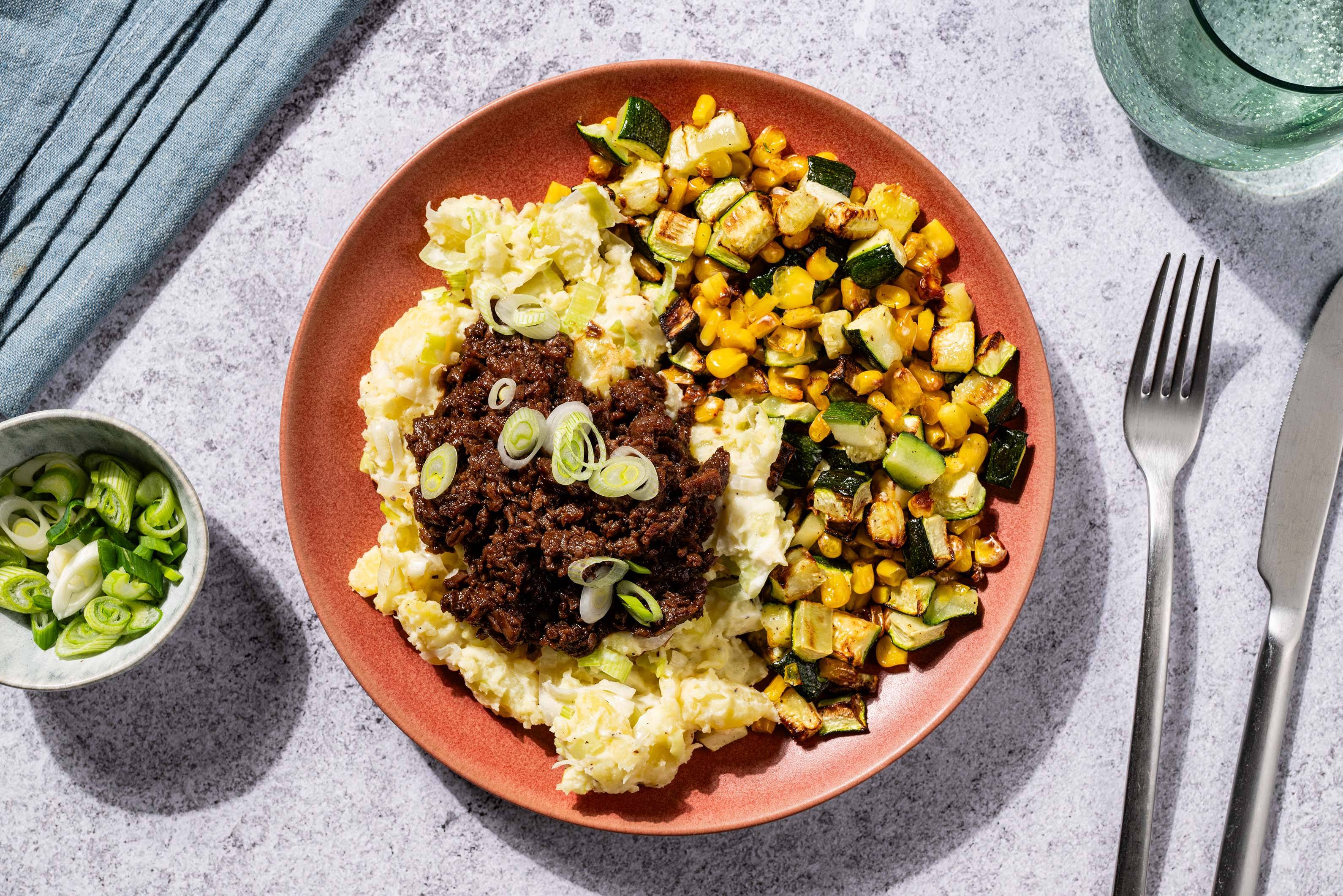 Beef & BBQ sauce