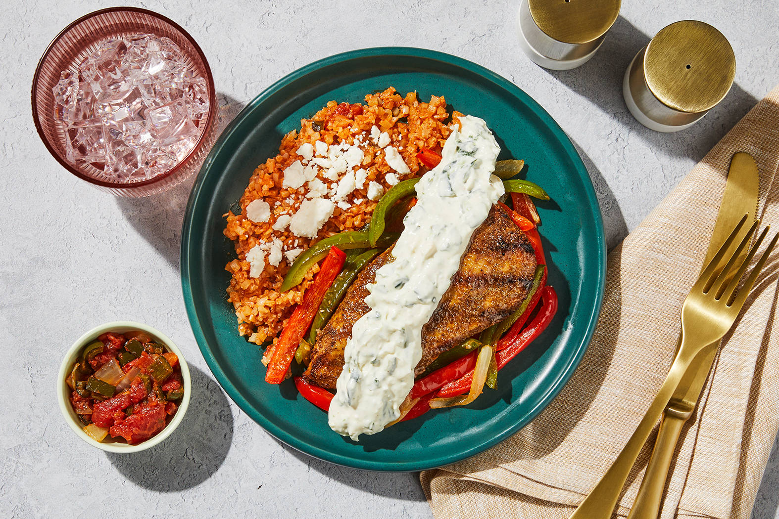 Grilled Chicken & Fajita Peppers