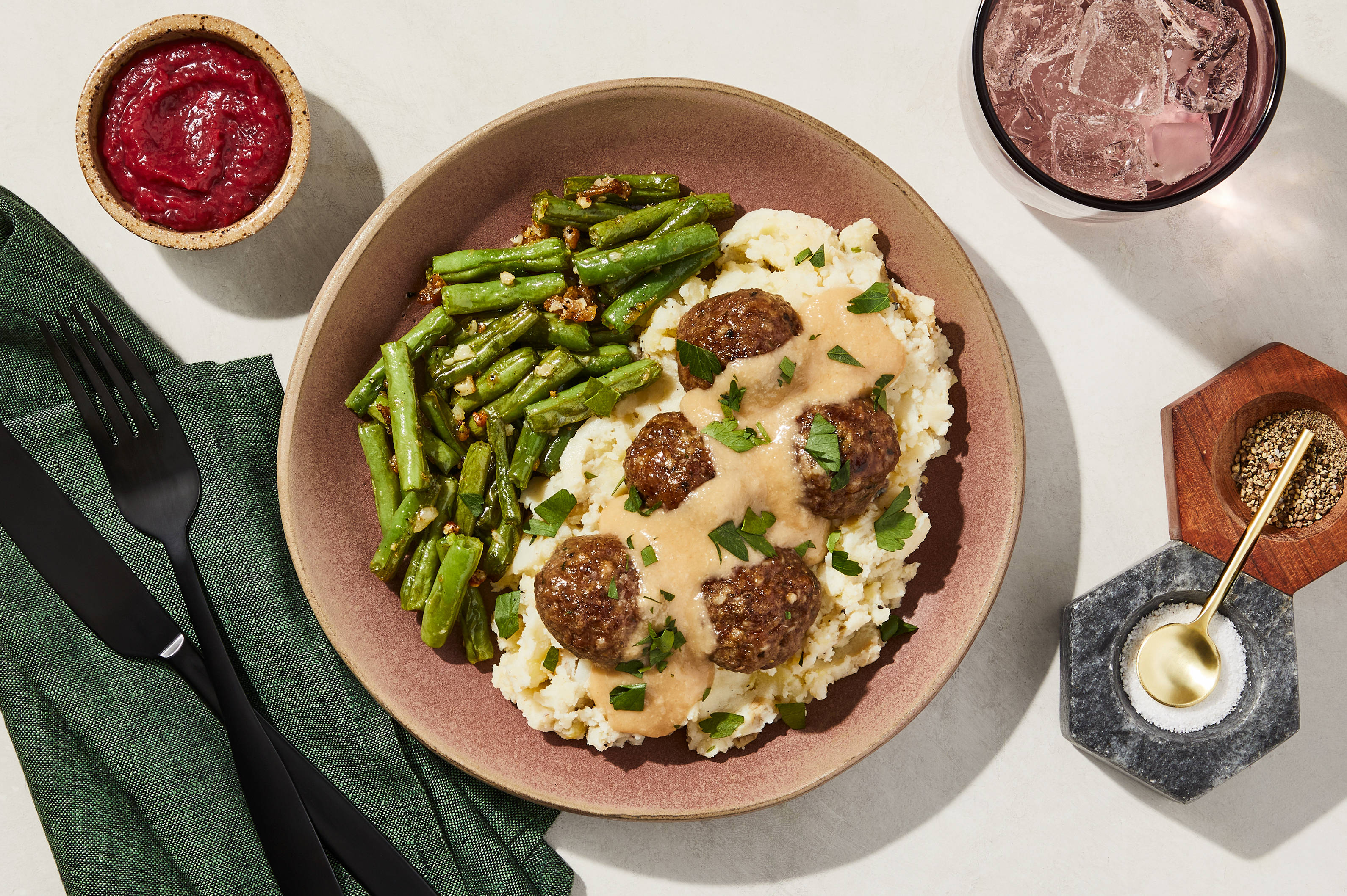 Swedish-Style Beef & Pork Meatballs