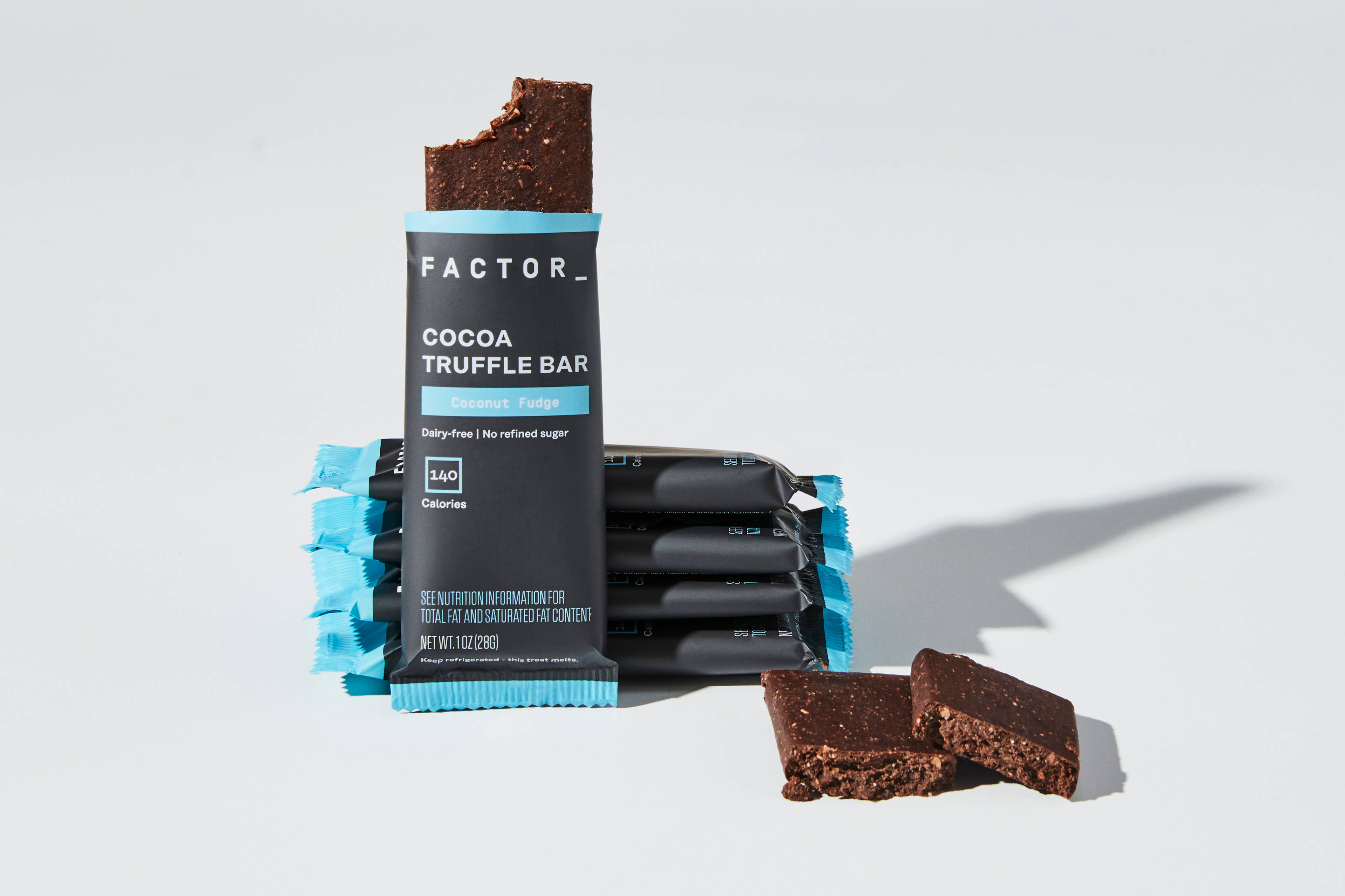 Cocoa Truffle Bars - Coconut Fudge