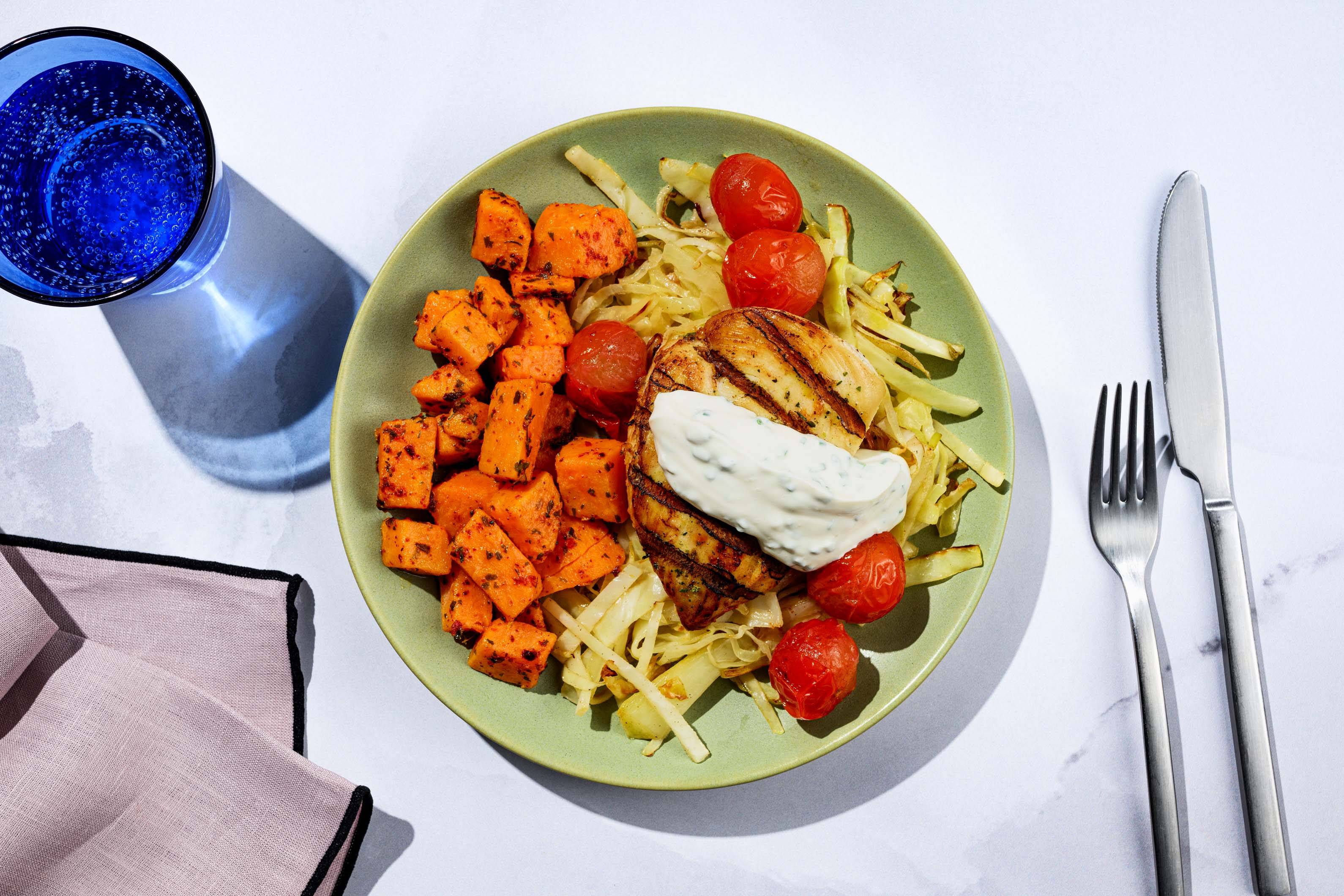 Hvidløgs- og parmesan kylling