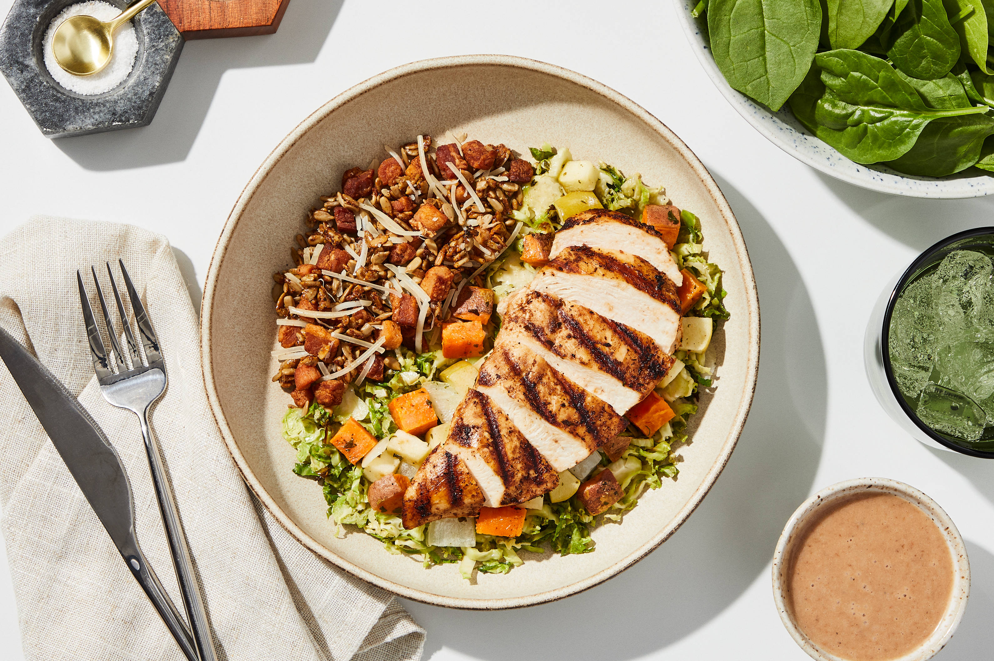 Salad Topper - Bacon-Dijon Chicken & Brussels Sprouts