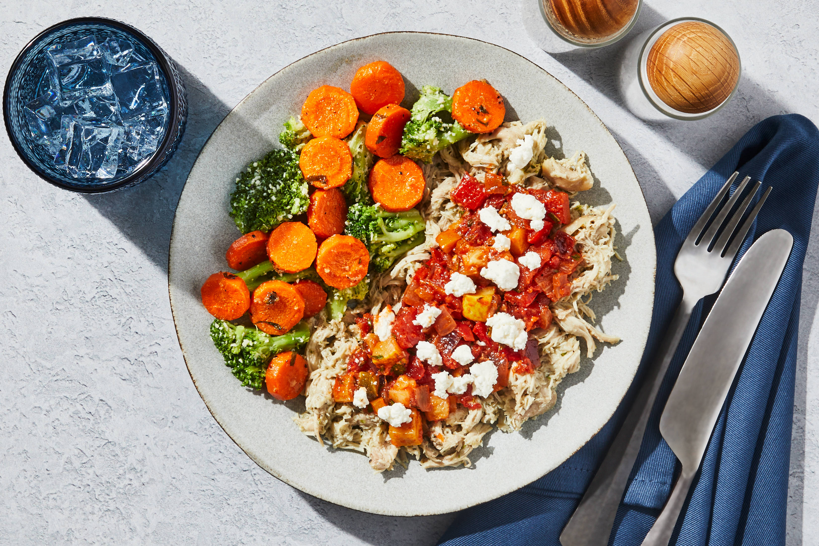 Ratatouille Shredded Chicken & Goat Cheese W40