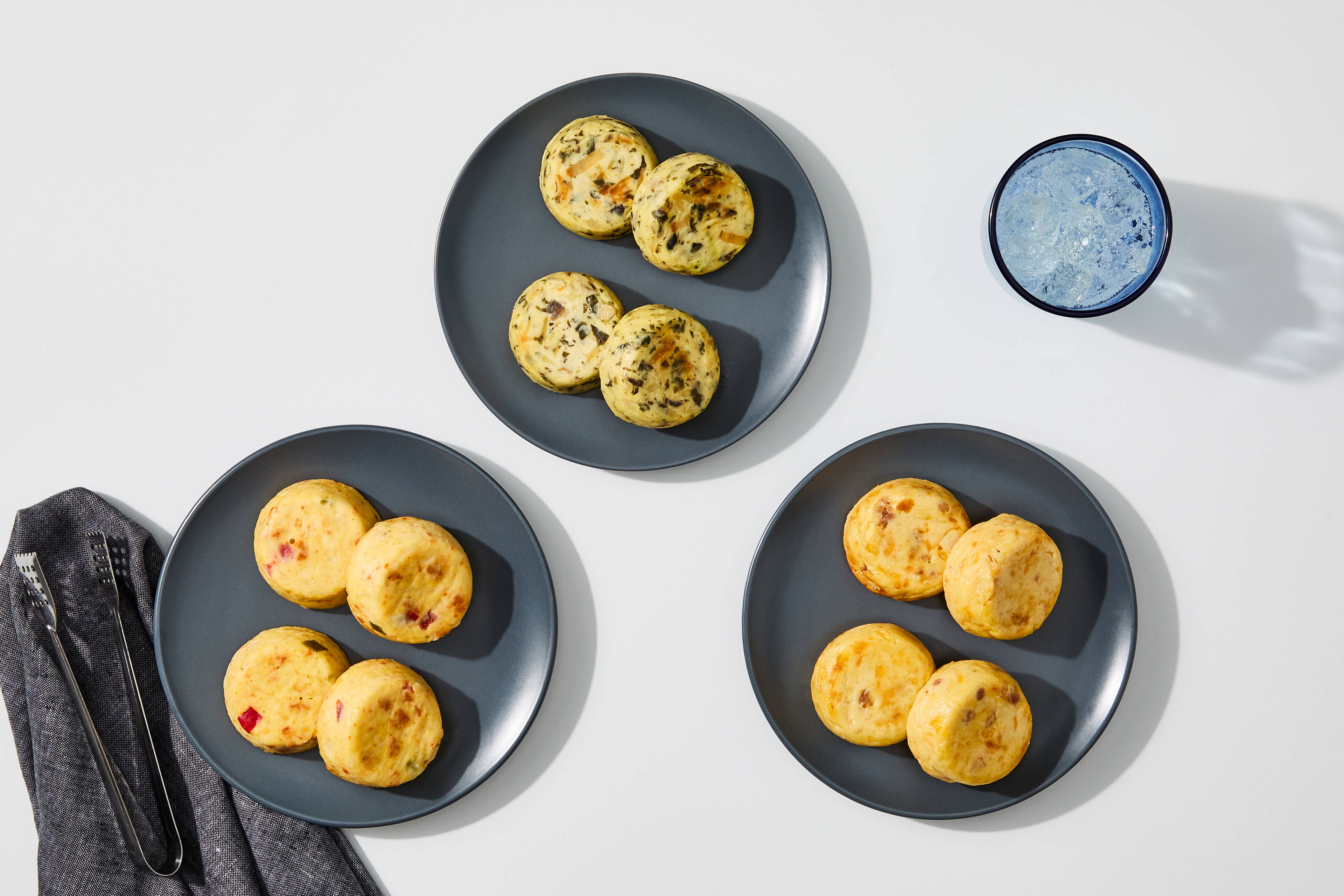 Egg Bite Bundle - Smoky Bacon Cheddar, Kale and Mushroom & Chicken Chorizo and Cheese Variety Pack - 12 Piece