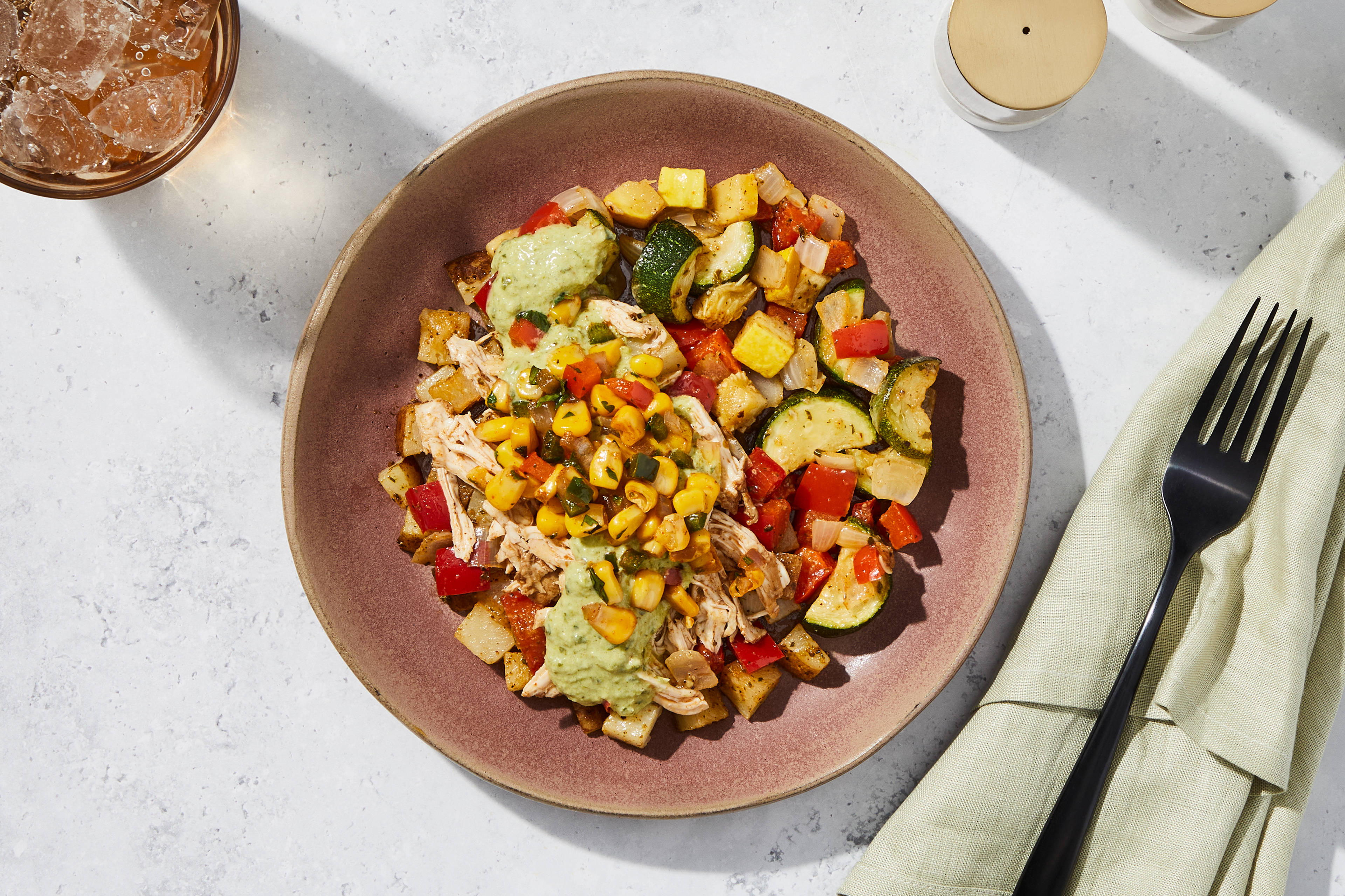 Green Chile Chicken & Roasted Potatoes