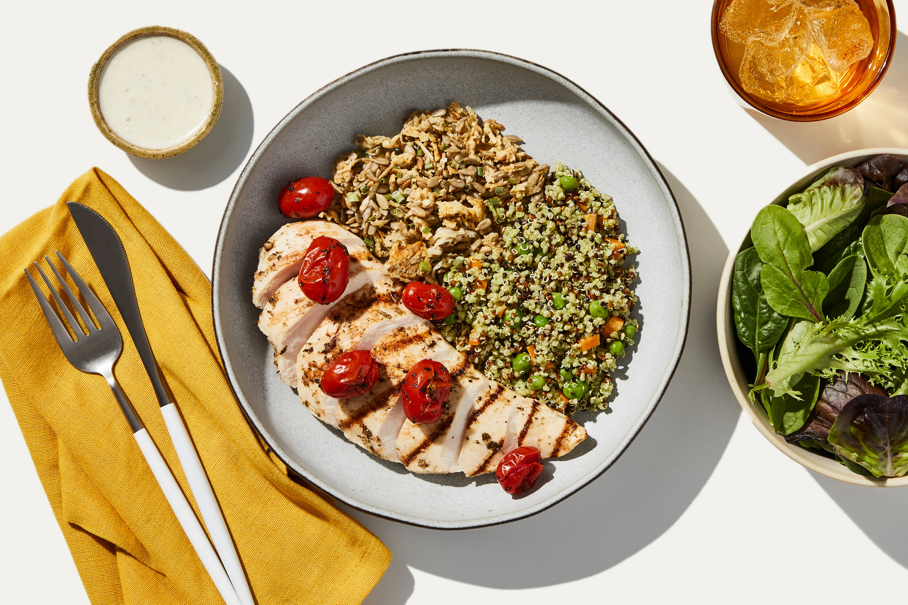 Salad Topper - Grilled Chicken & Pesto Quinoa W48