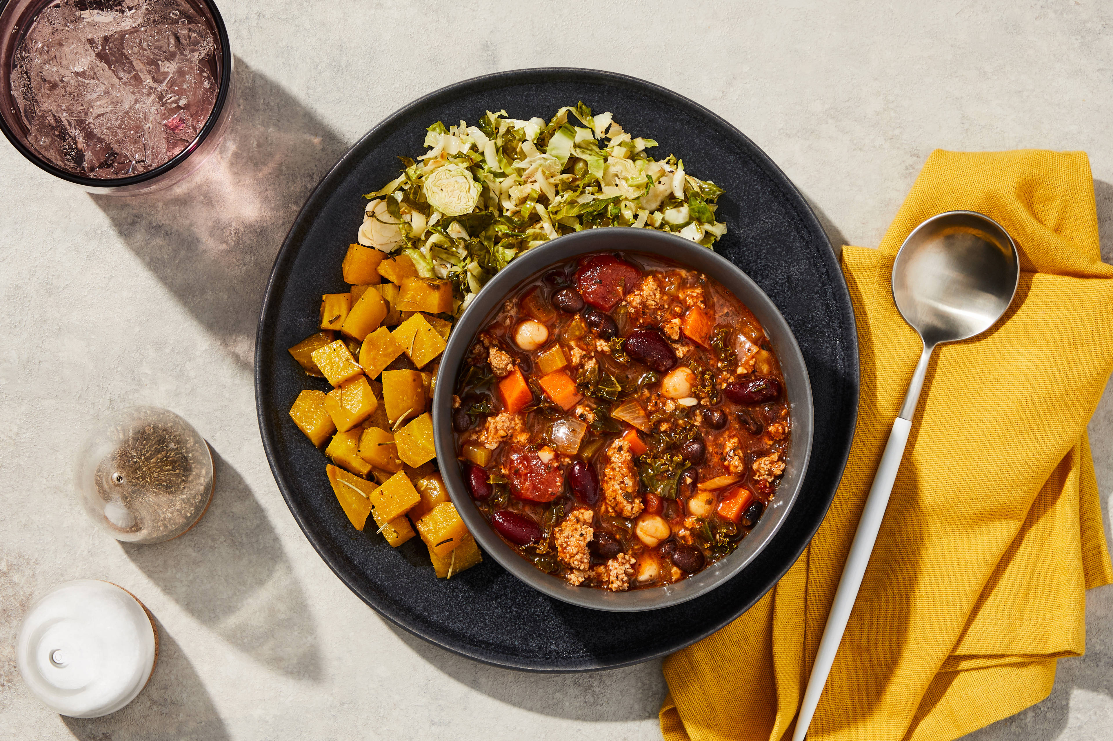 Three Bean Turkey Stew