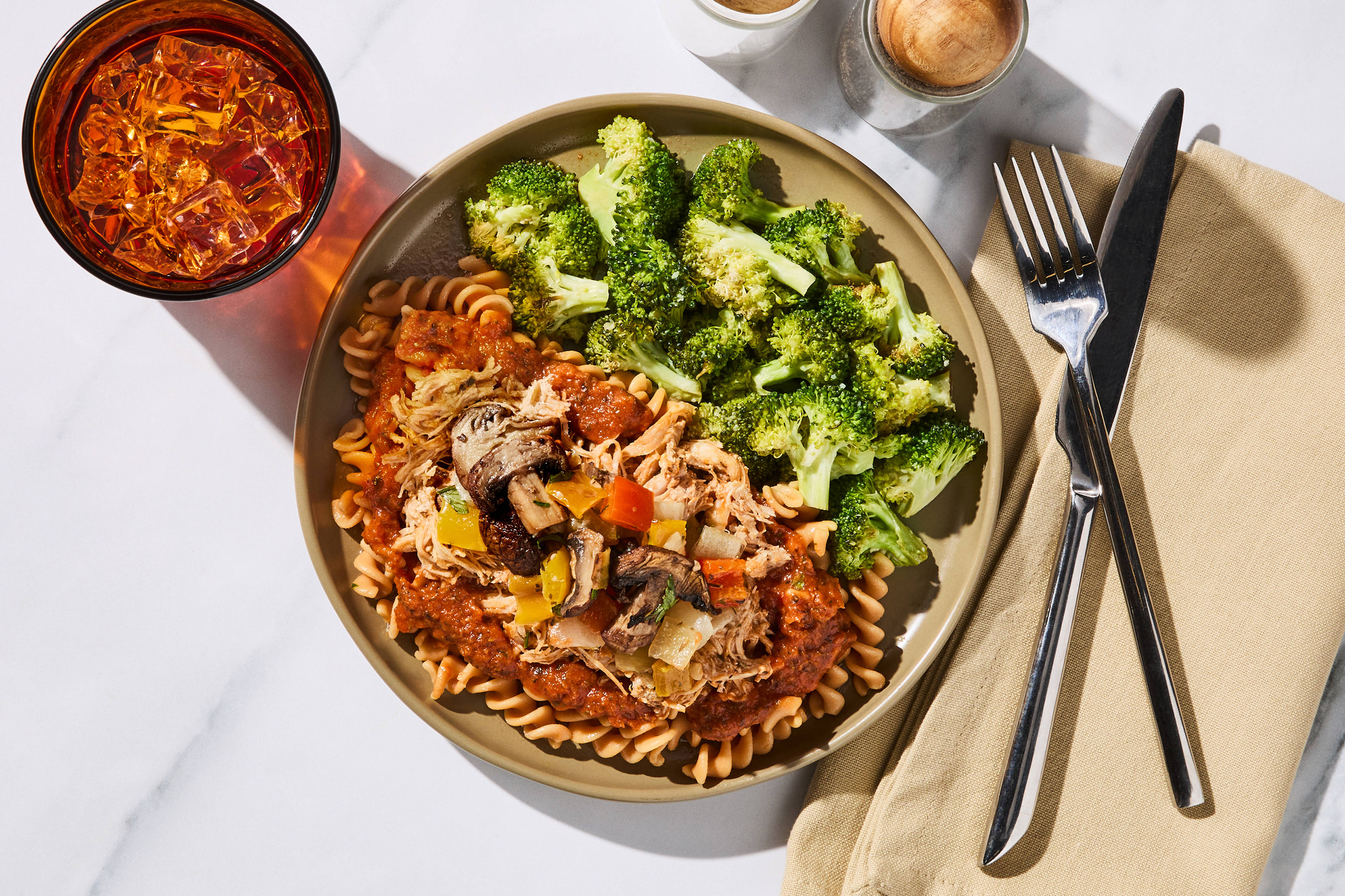 Chicken Cacciatore & Fusilli