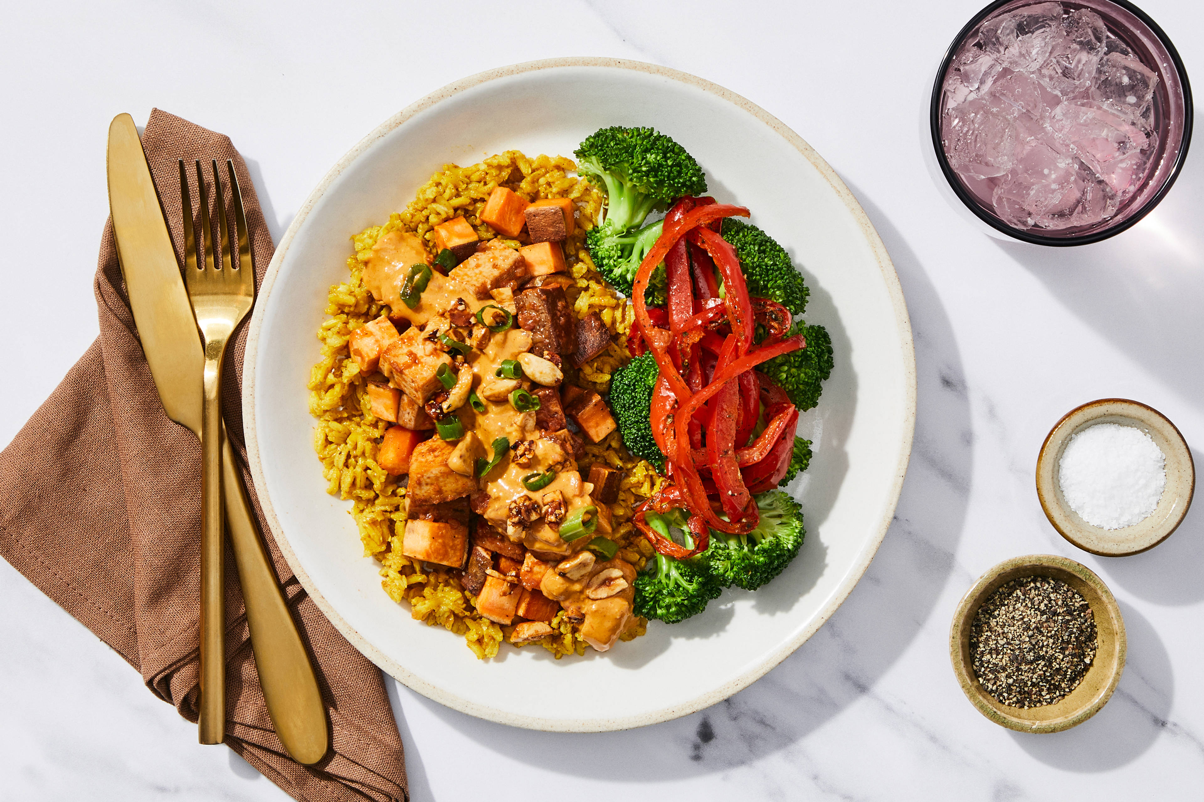 African Peanut Curry & Tofu 