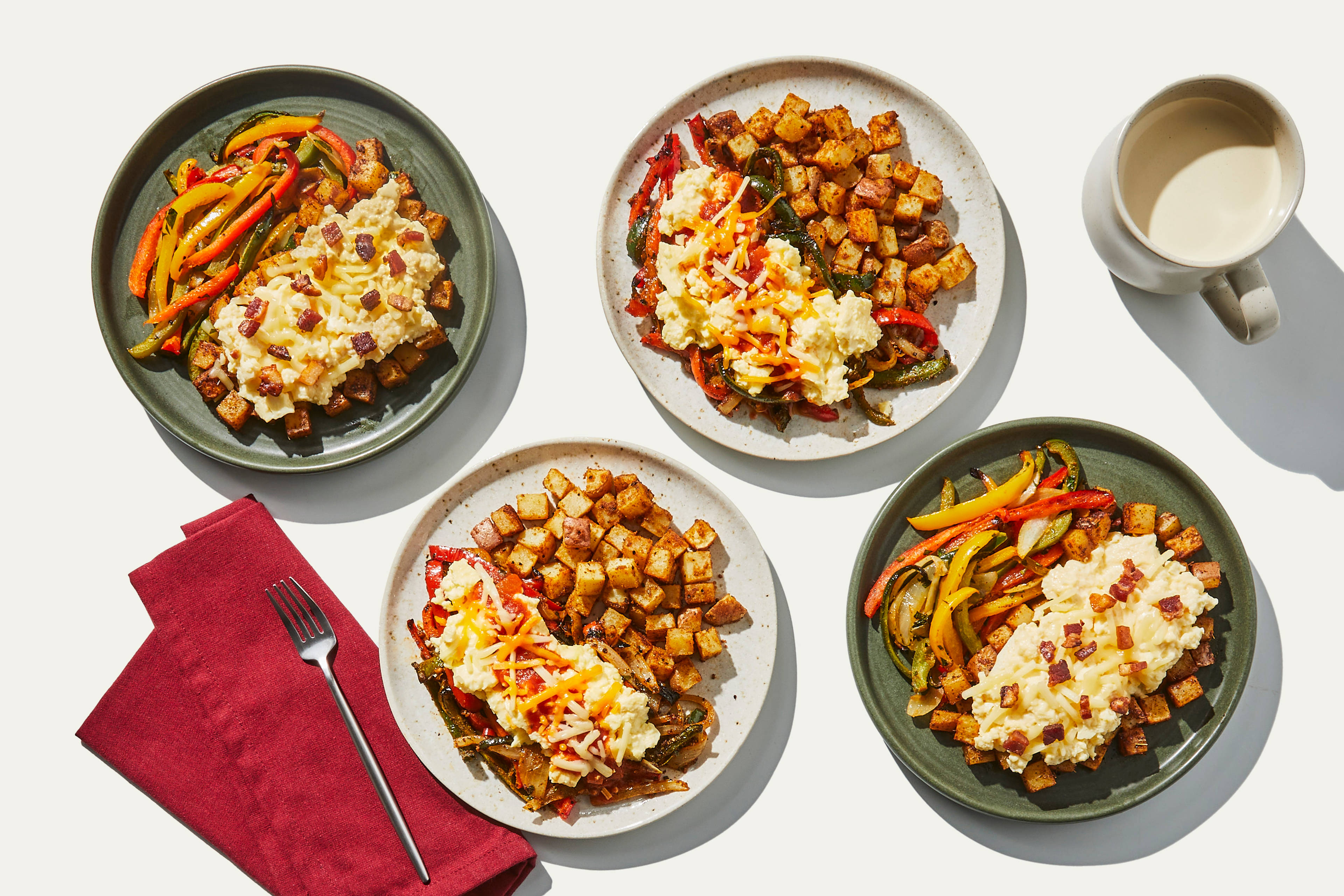 Breakfast Bundle - Smoky Cowboy Skillet & Scrambled Eggs & Potato, Bacon & Egg Skillet 