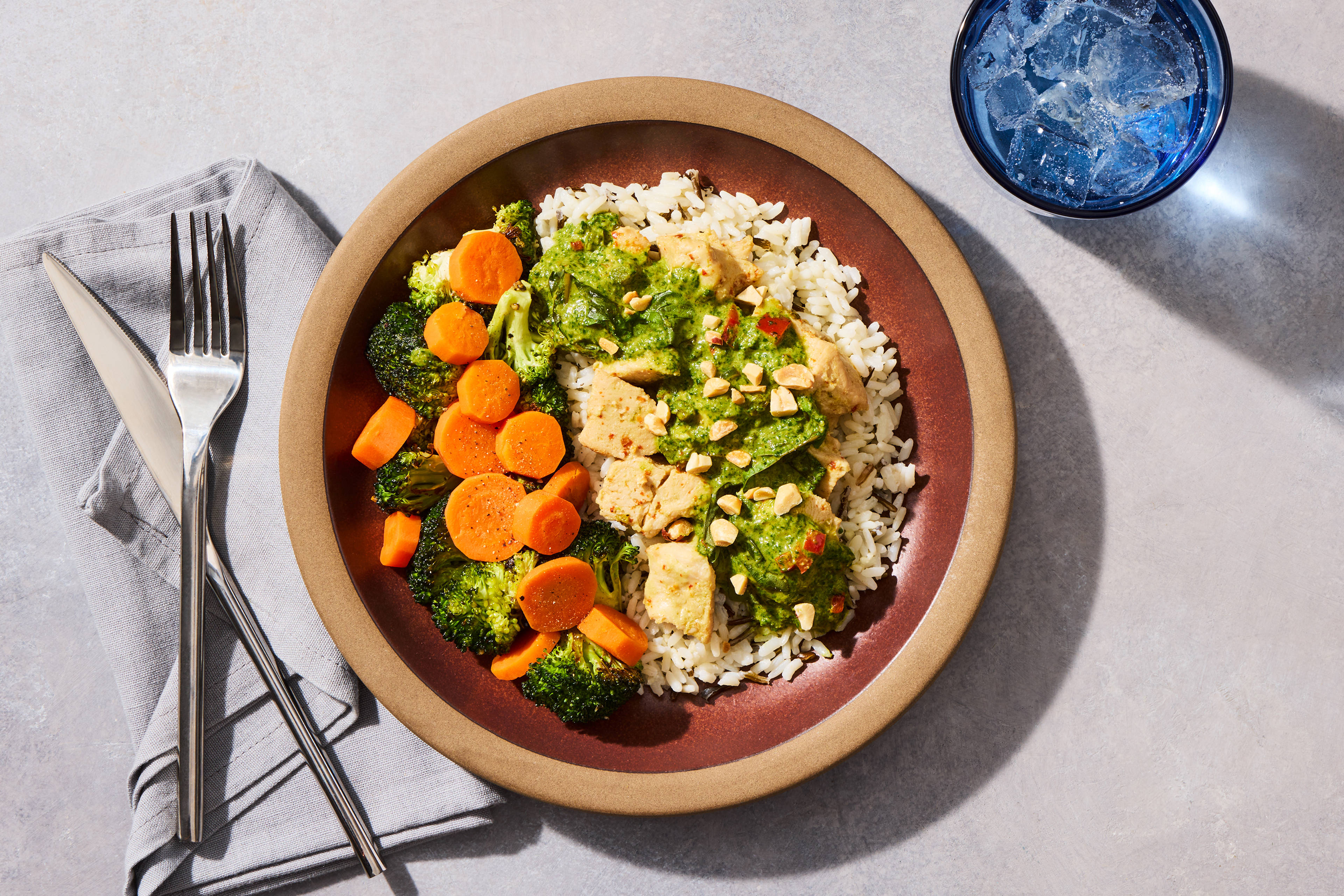 Green Curry Chicken & Coconut Wild Rice