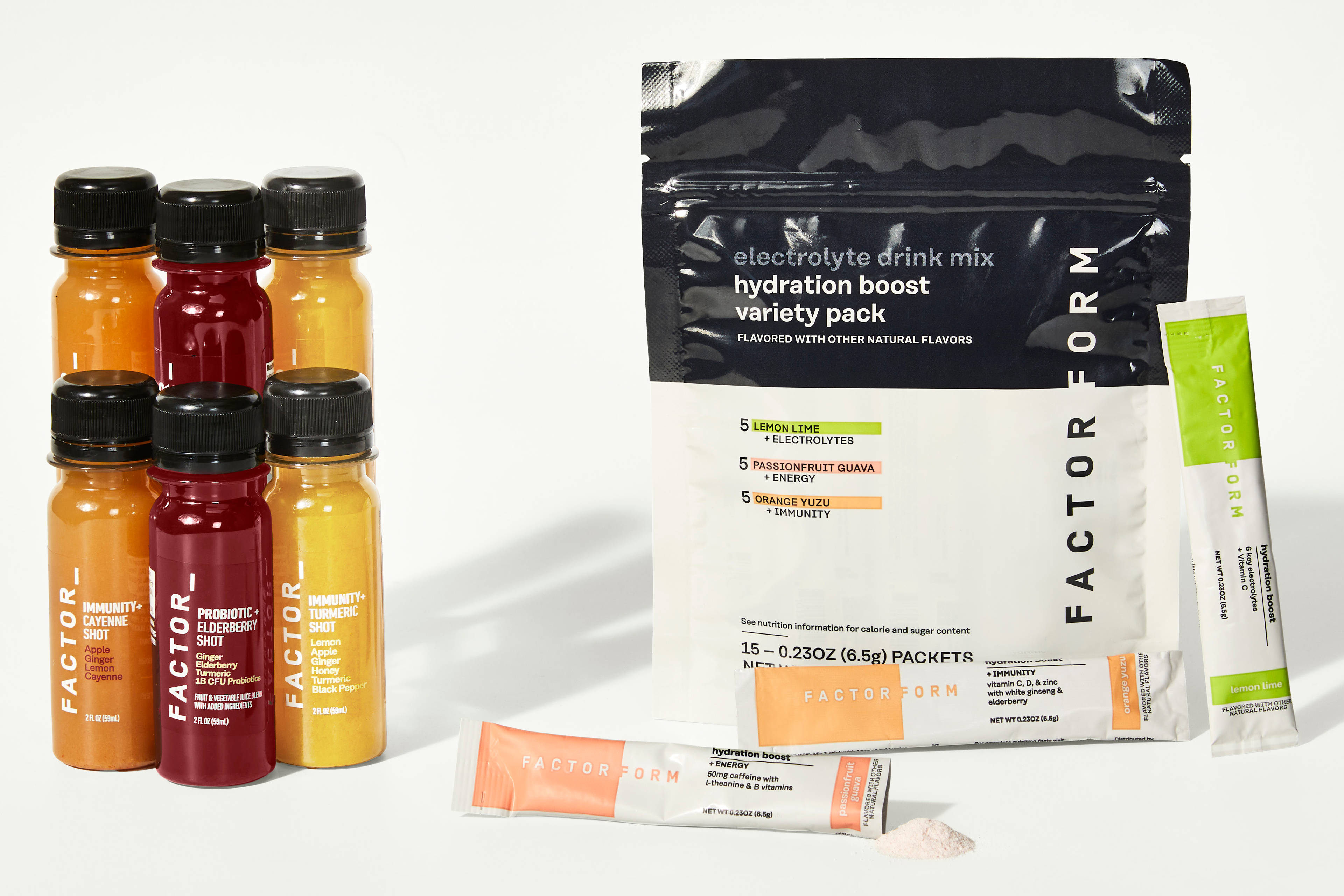 Factor Form Hydration Boost Variety Pack & Immunity & Probiotic Variety Pack