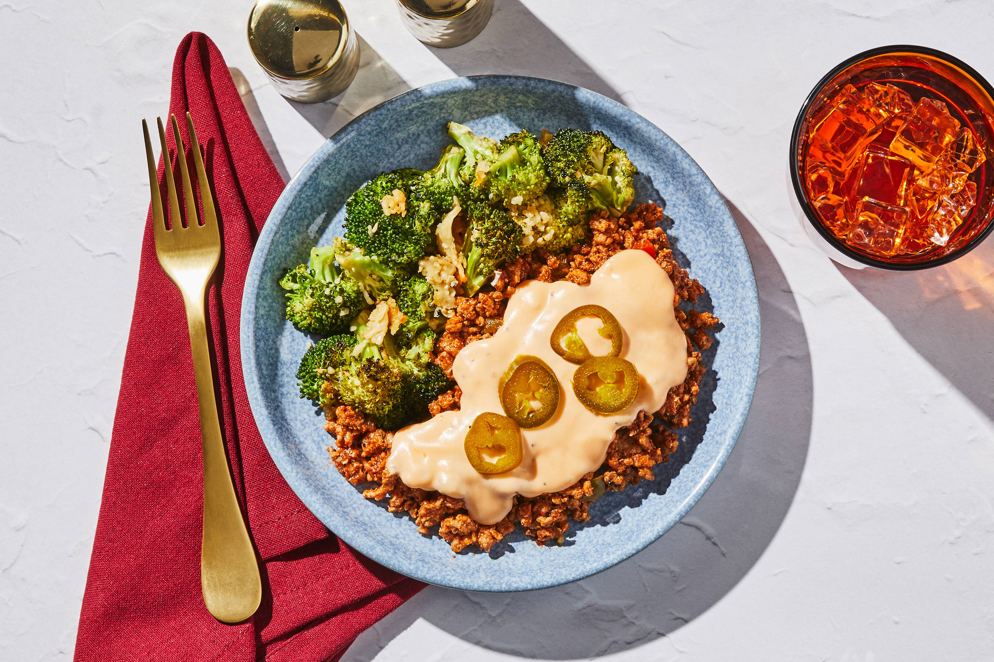 Chorizo-Spiced Pork & Queso Sauce