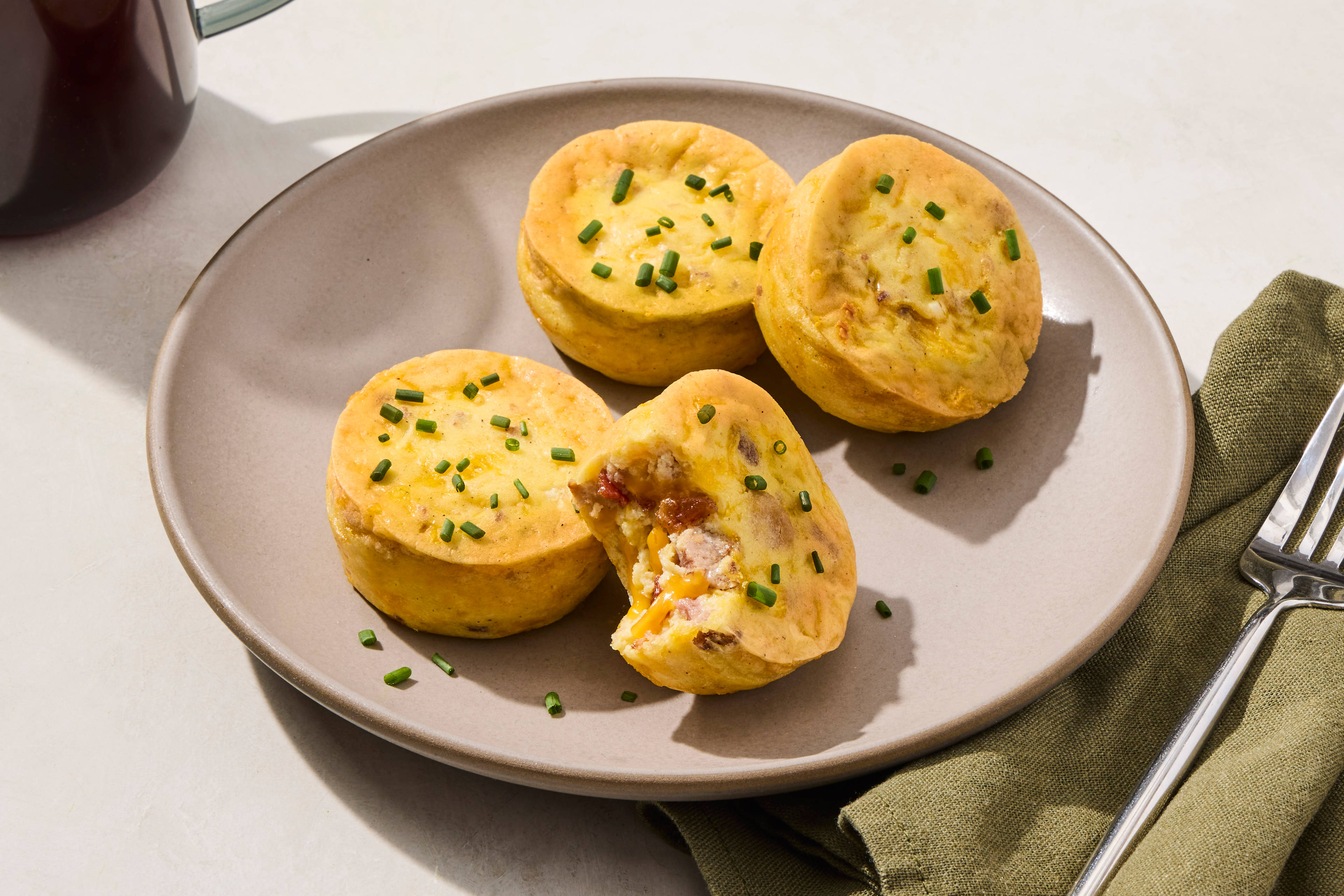 Smoky Bacon & Cheddar Egg Bites