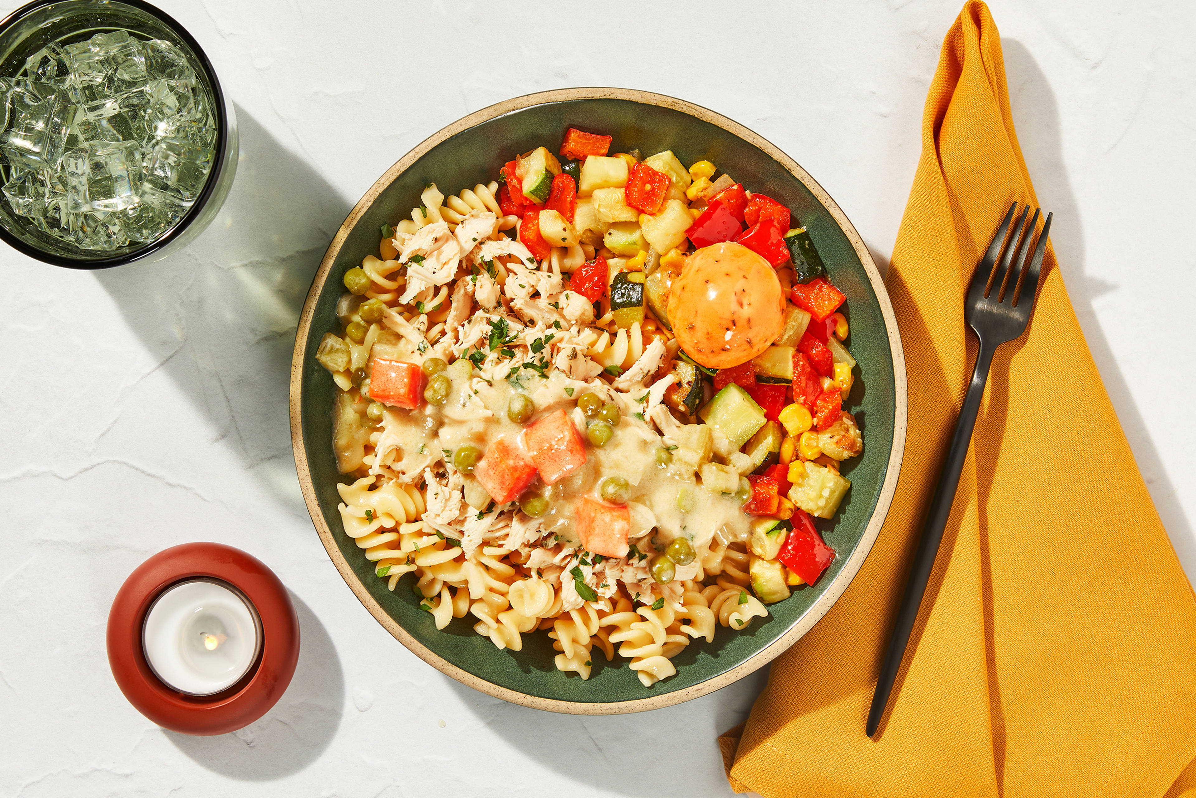 Chicken Pot Pie Pasta