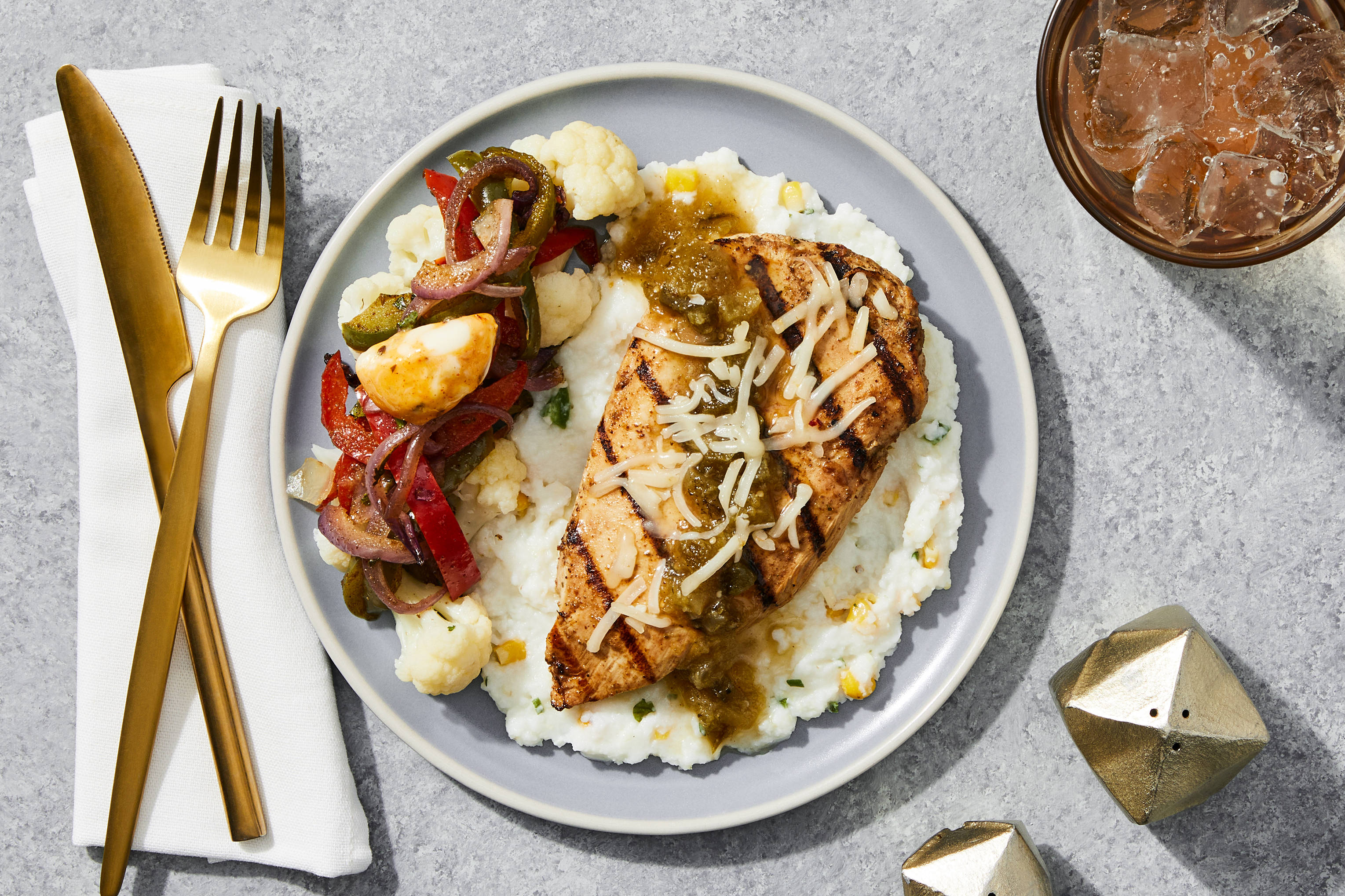 Jalapeño-Sweet Corn Polenta & Chicken