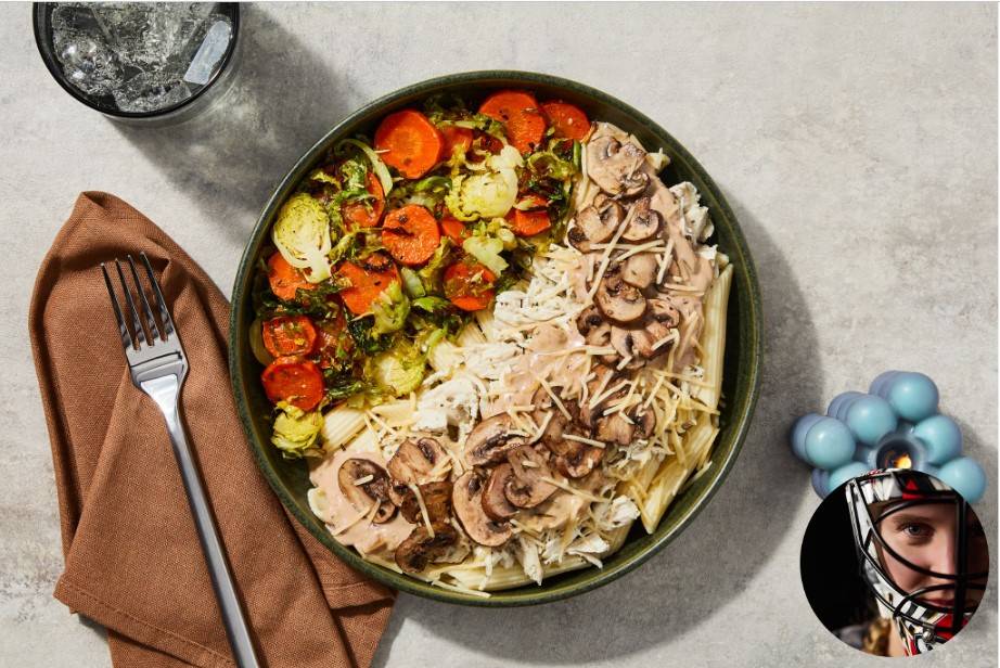 Chicken & Mushroom Marsala Cream Penne