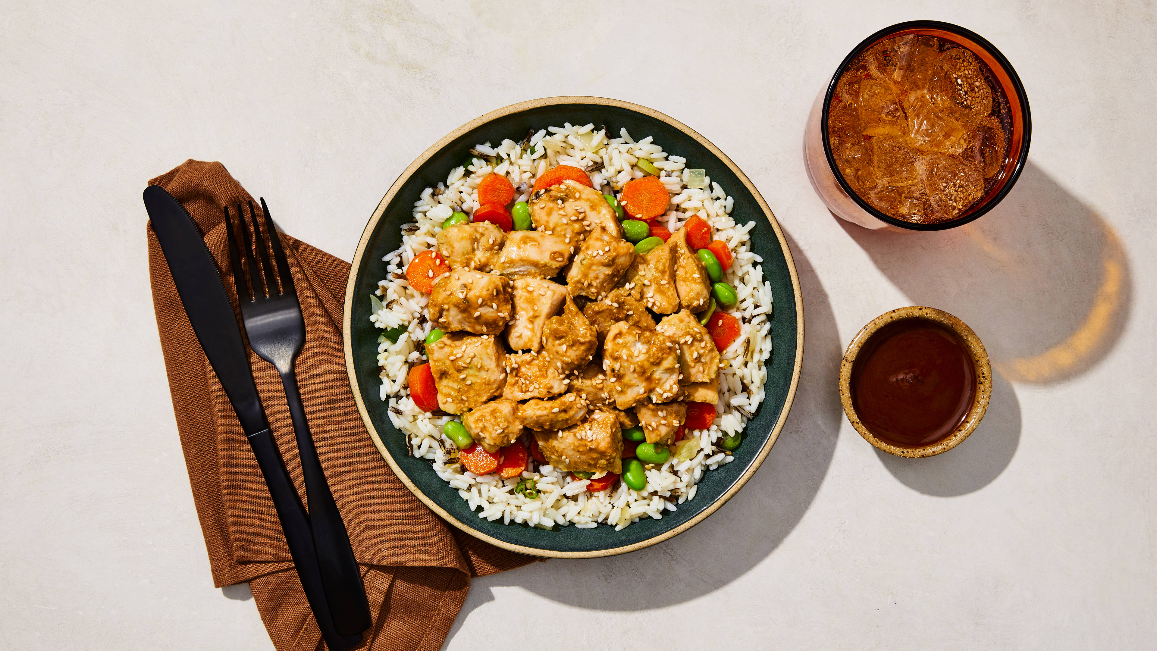 Honey Miso Chicken & Scallion Rice