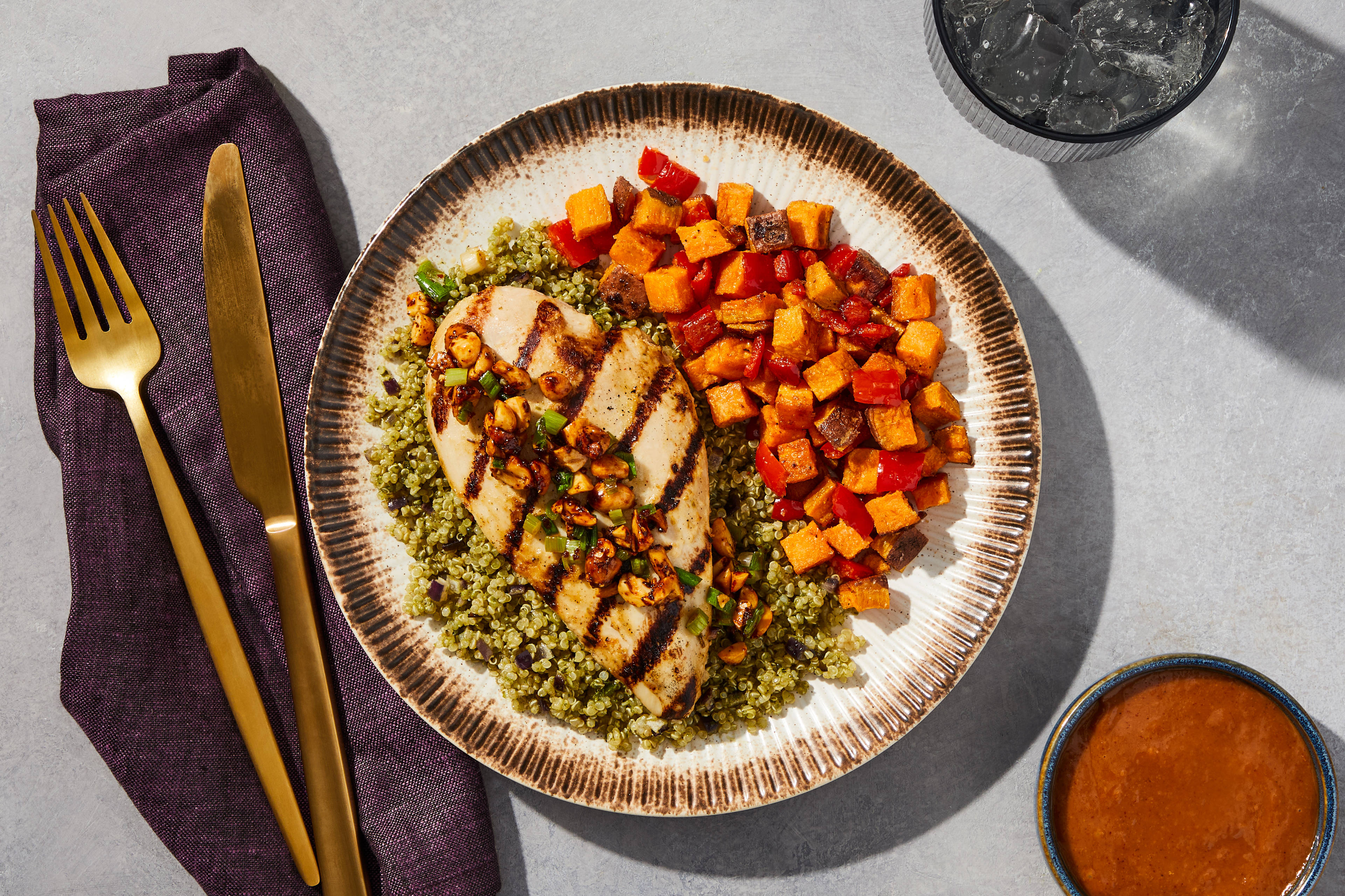 Spicy Peanut Grilled Chicken