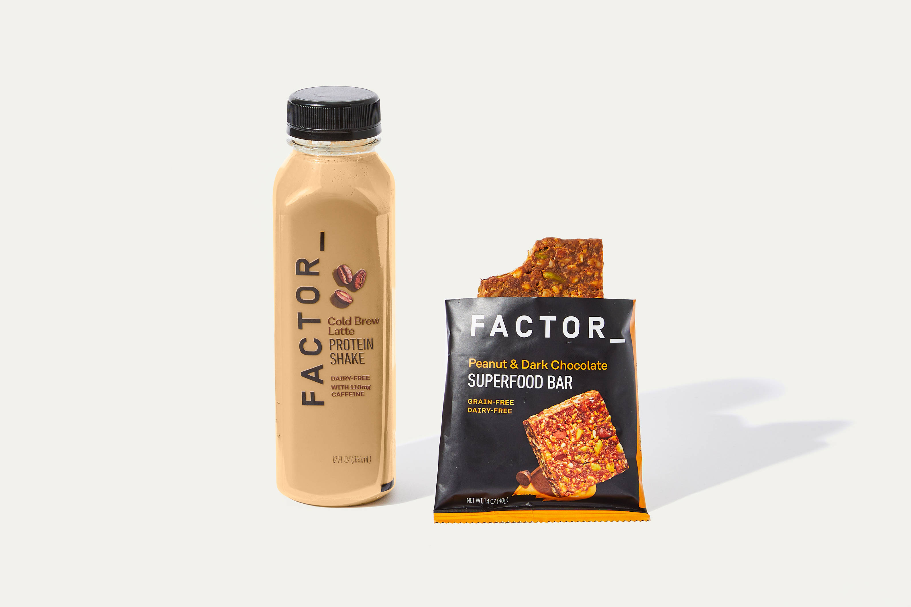 Cold Brew Shake & Peanut Chocolate Bar