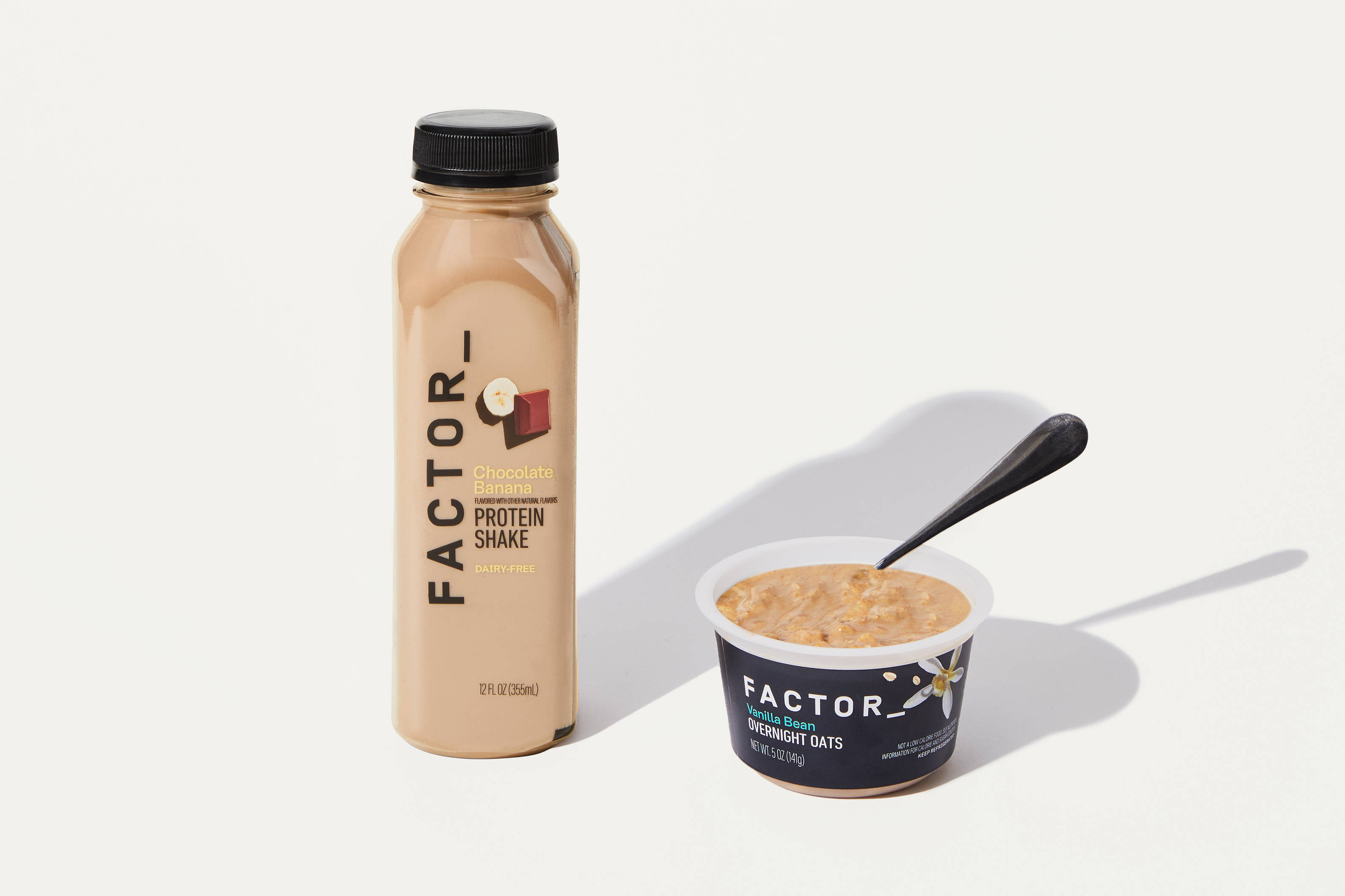 Chocolate Banana Shake & Vanilla Oats