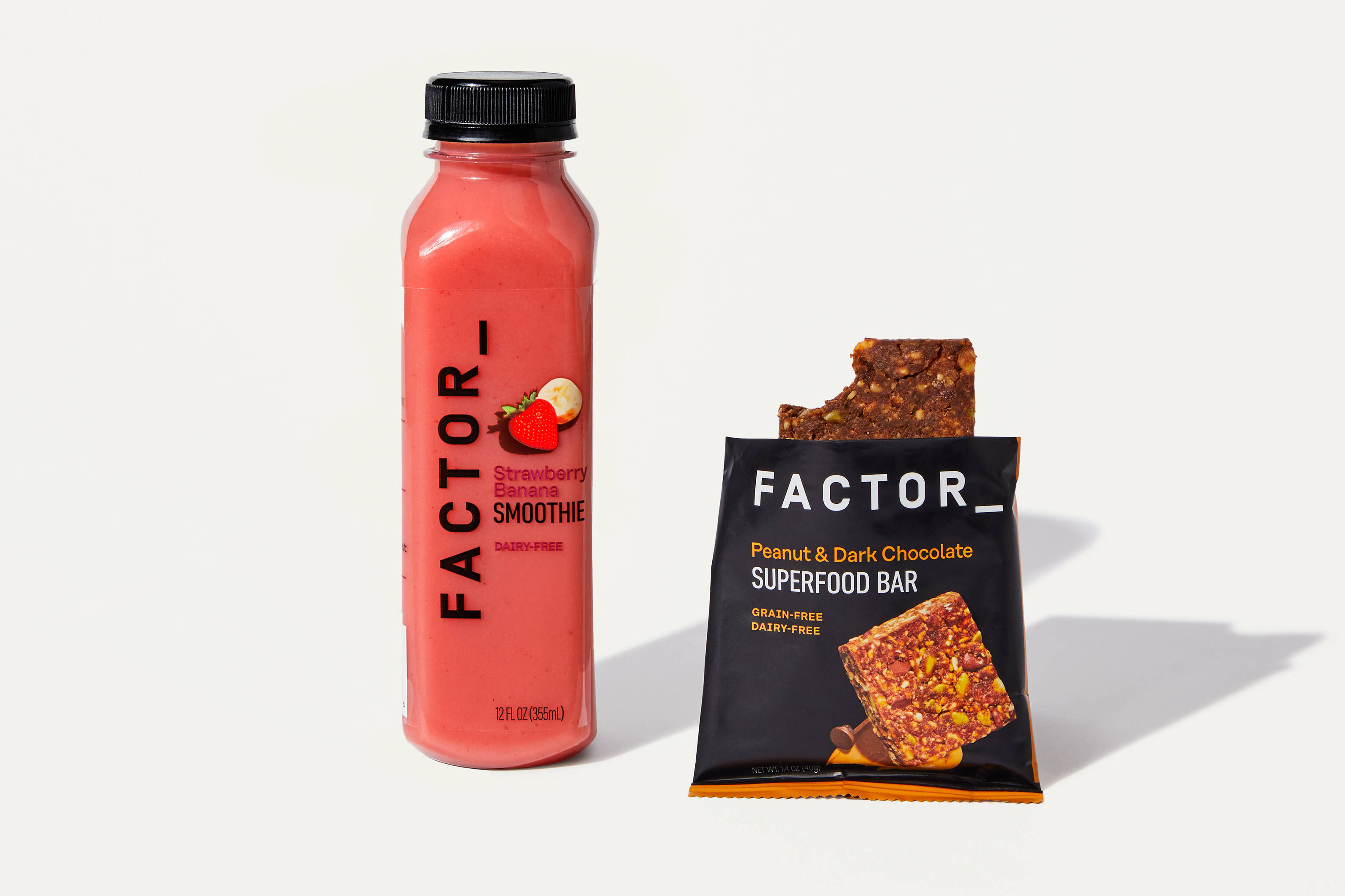 Strawberry Smoothie & Peanut Chocolate Bar