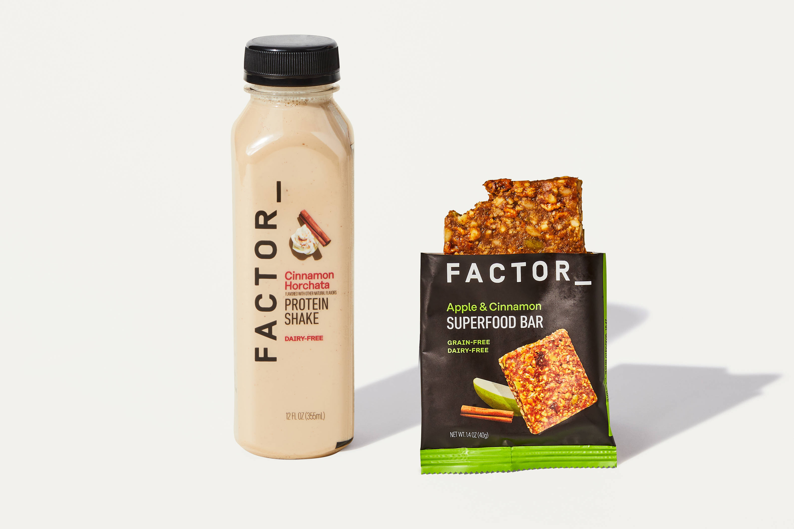 Horchata Shake & Apple Cinnamon Bar