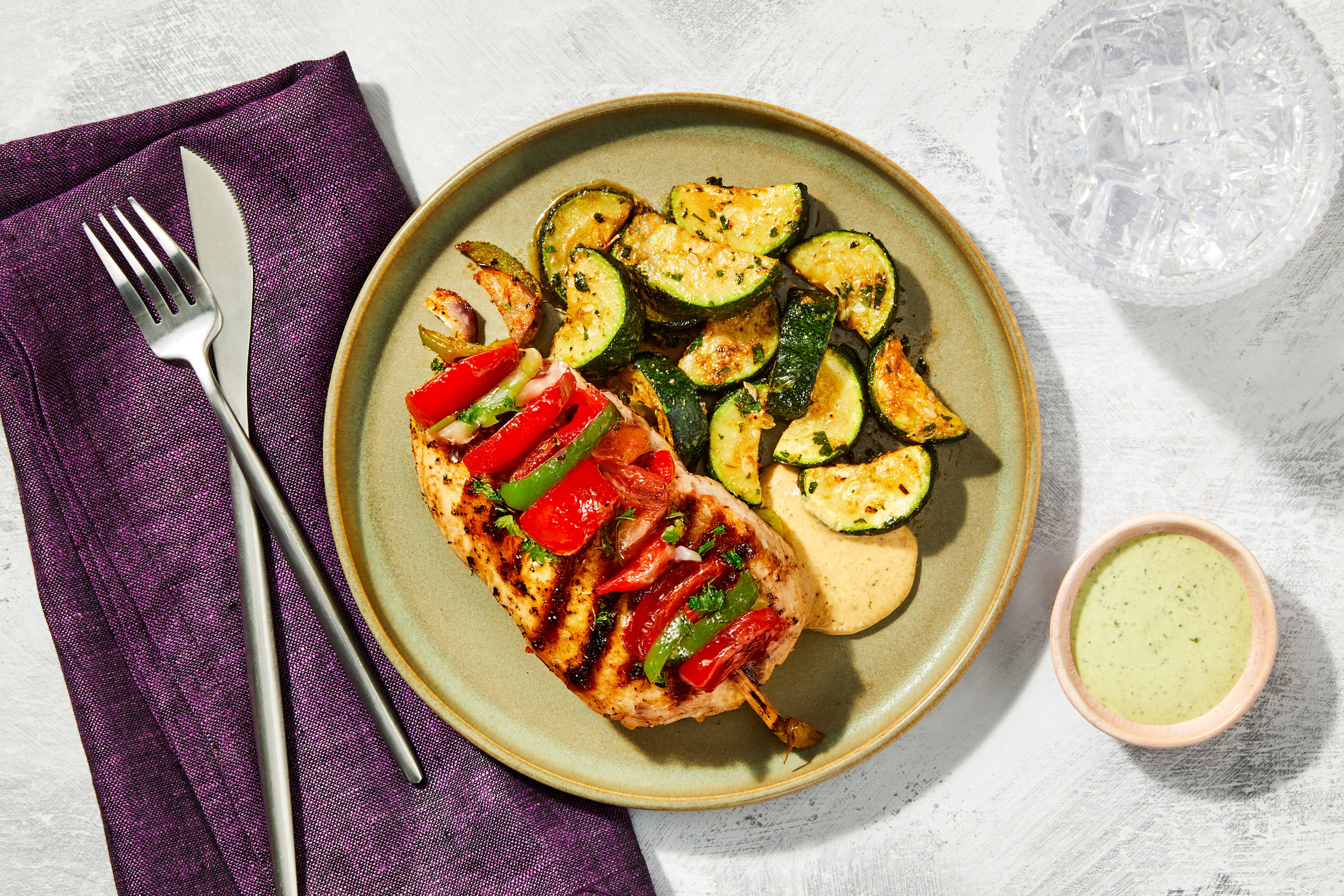 Fajita-Spiced Chicken Breast & Peppers