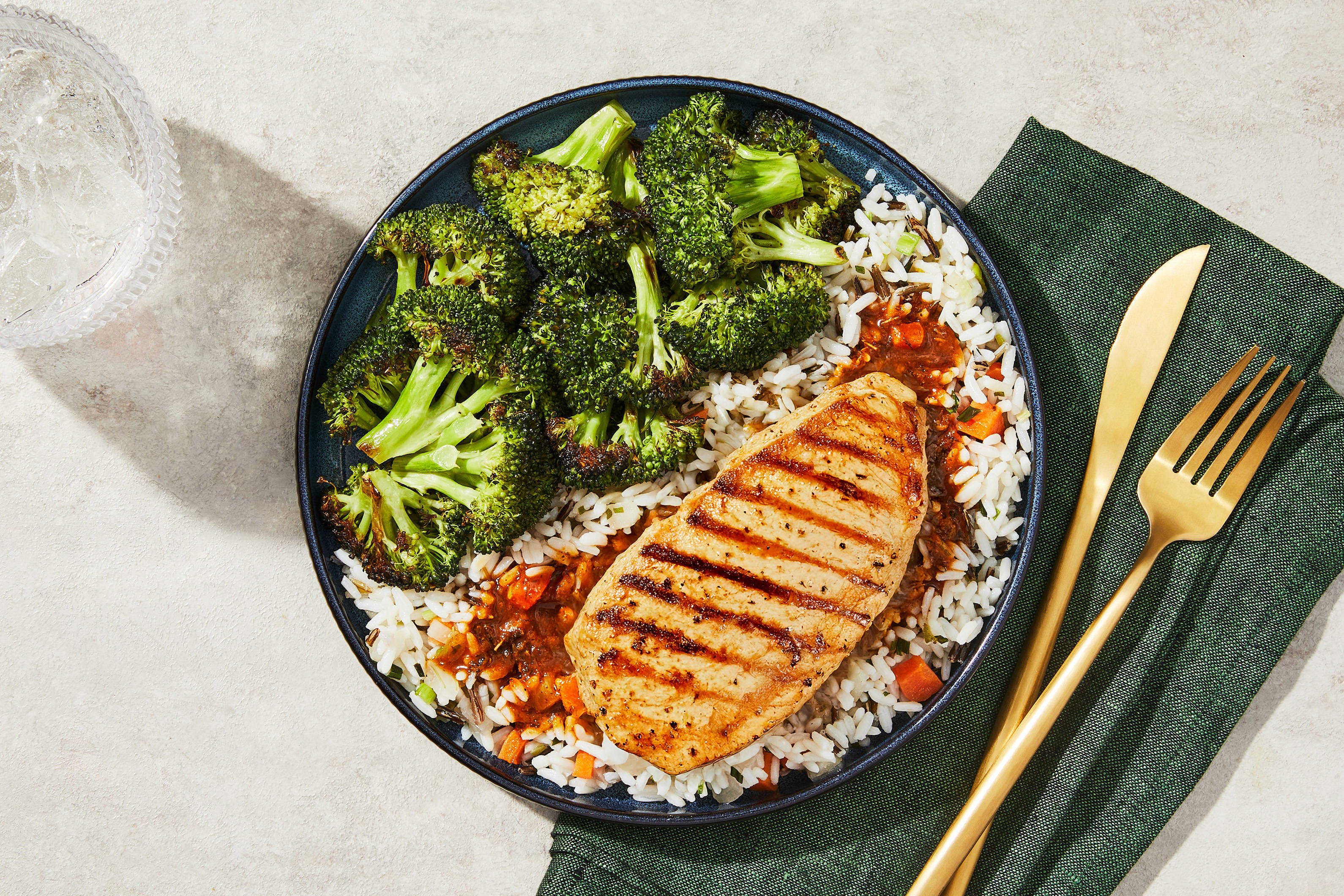 Grilled Chicken Breast & Wild Rice