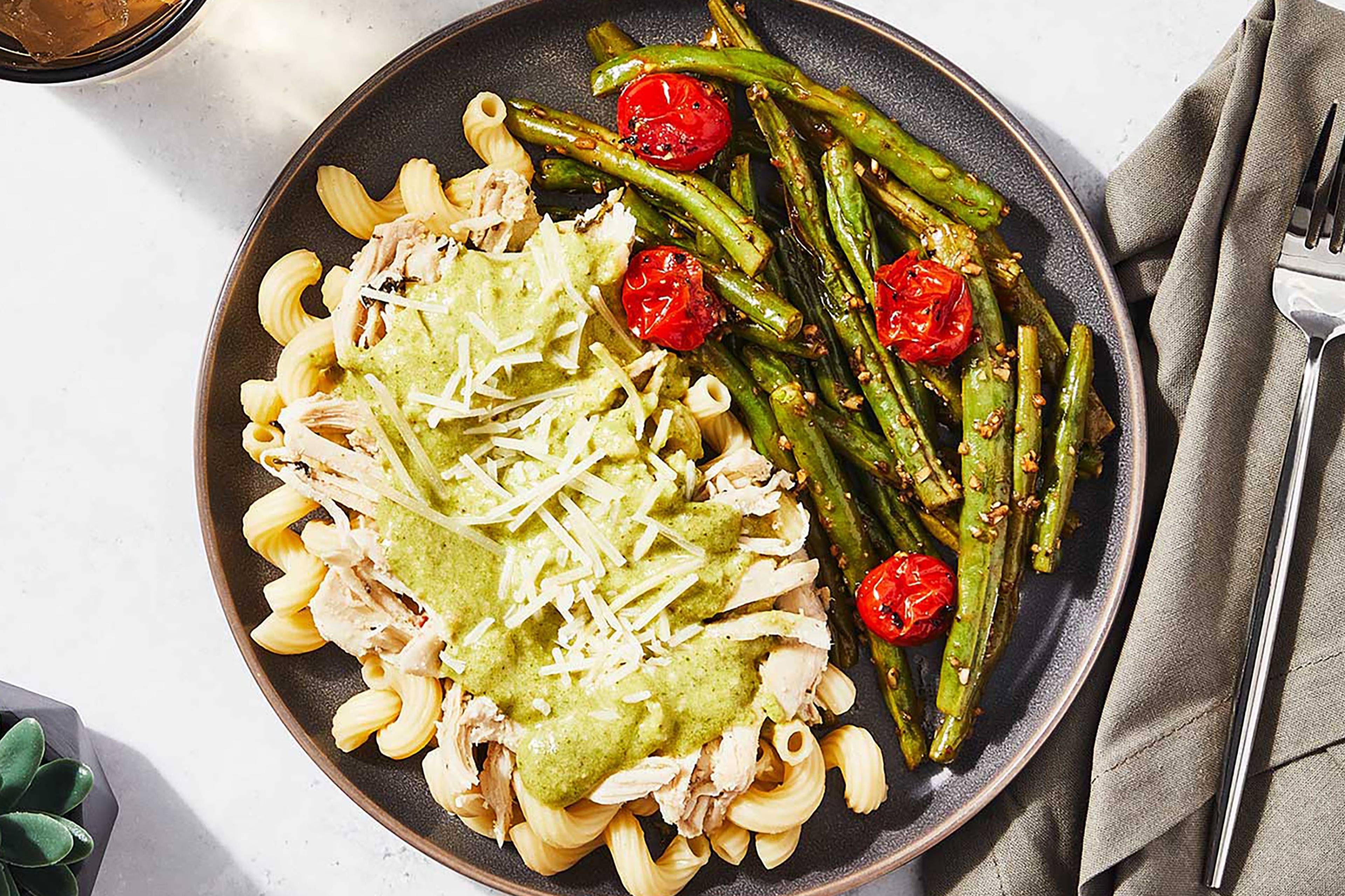 Chicken Pesto Cavatappi