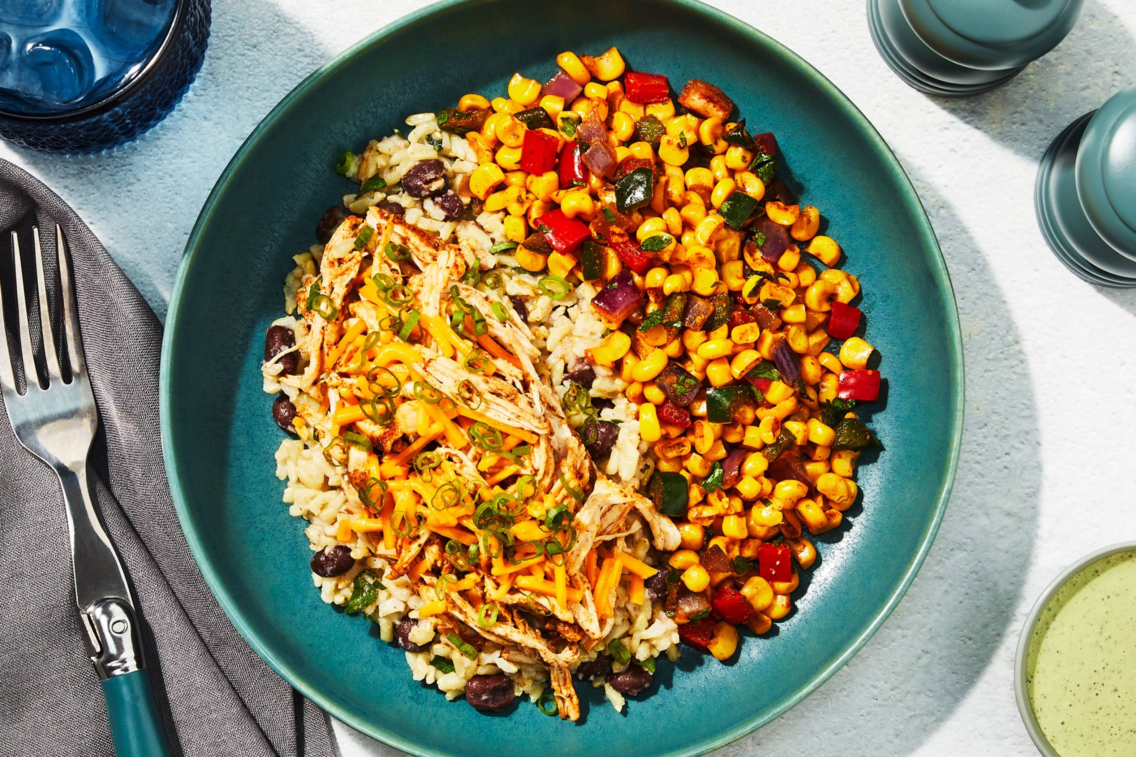 Pulled Chicken Taco Bowl