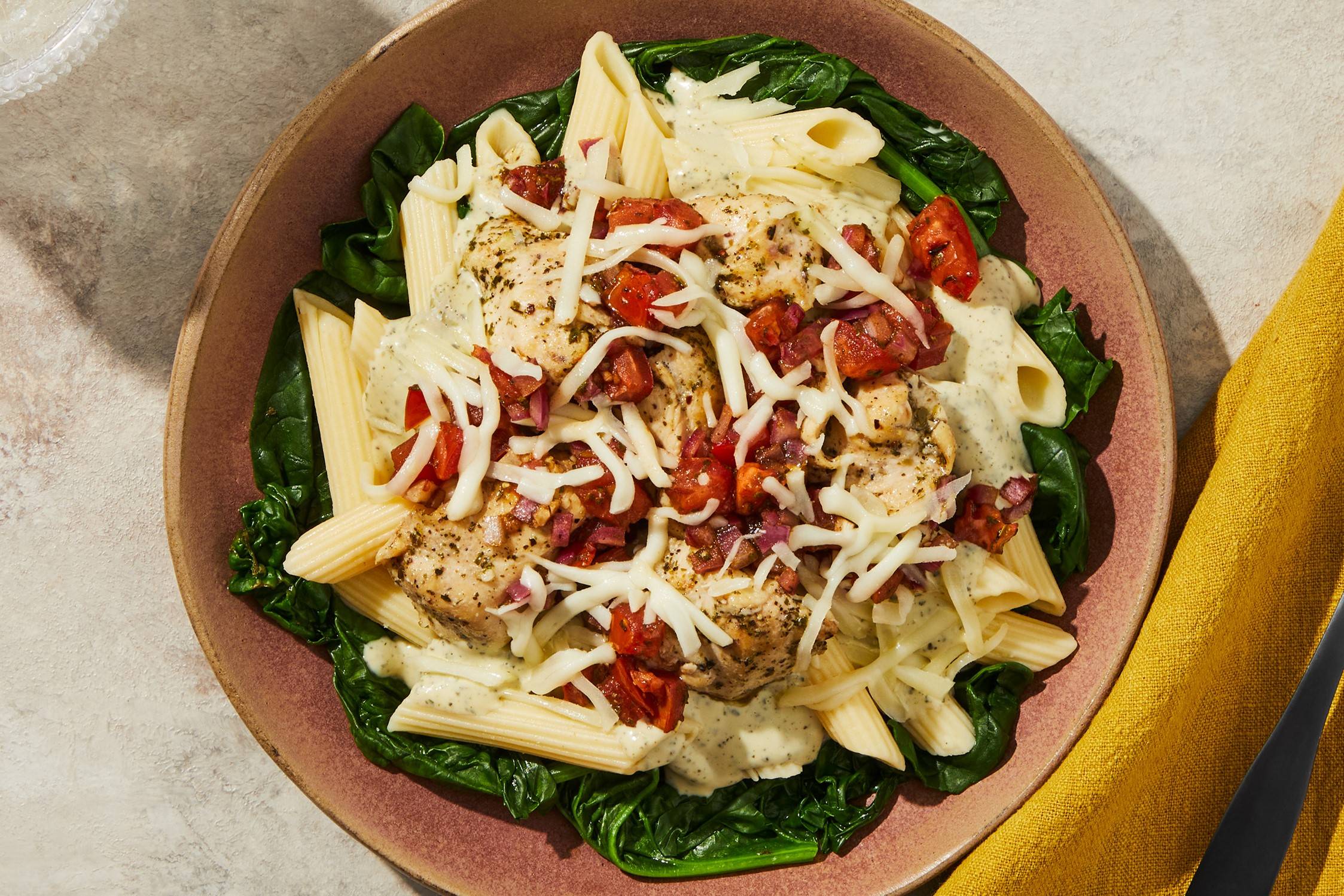 Caprese Chicken Penne