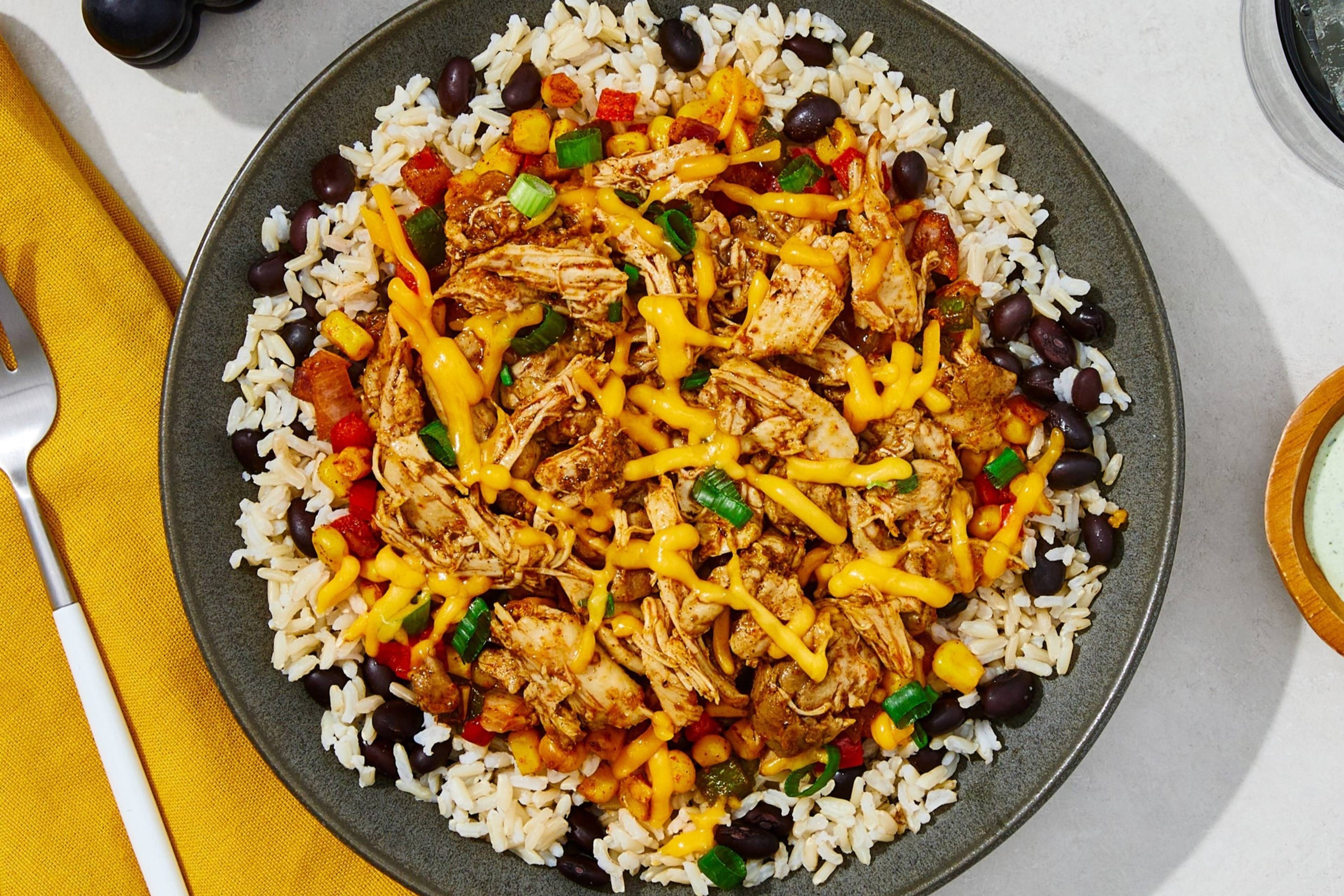 [Extra Large] Pulled Chicken Taco Bowl