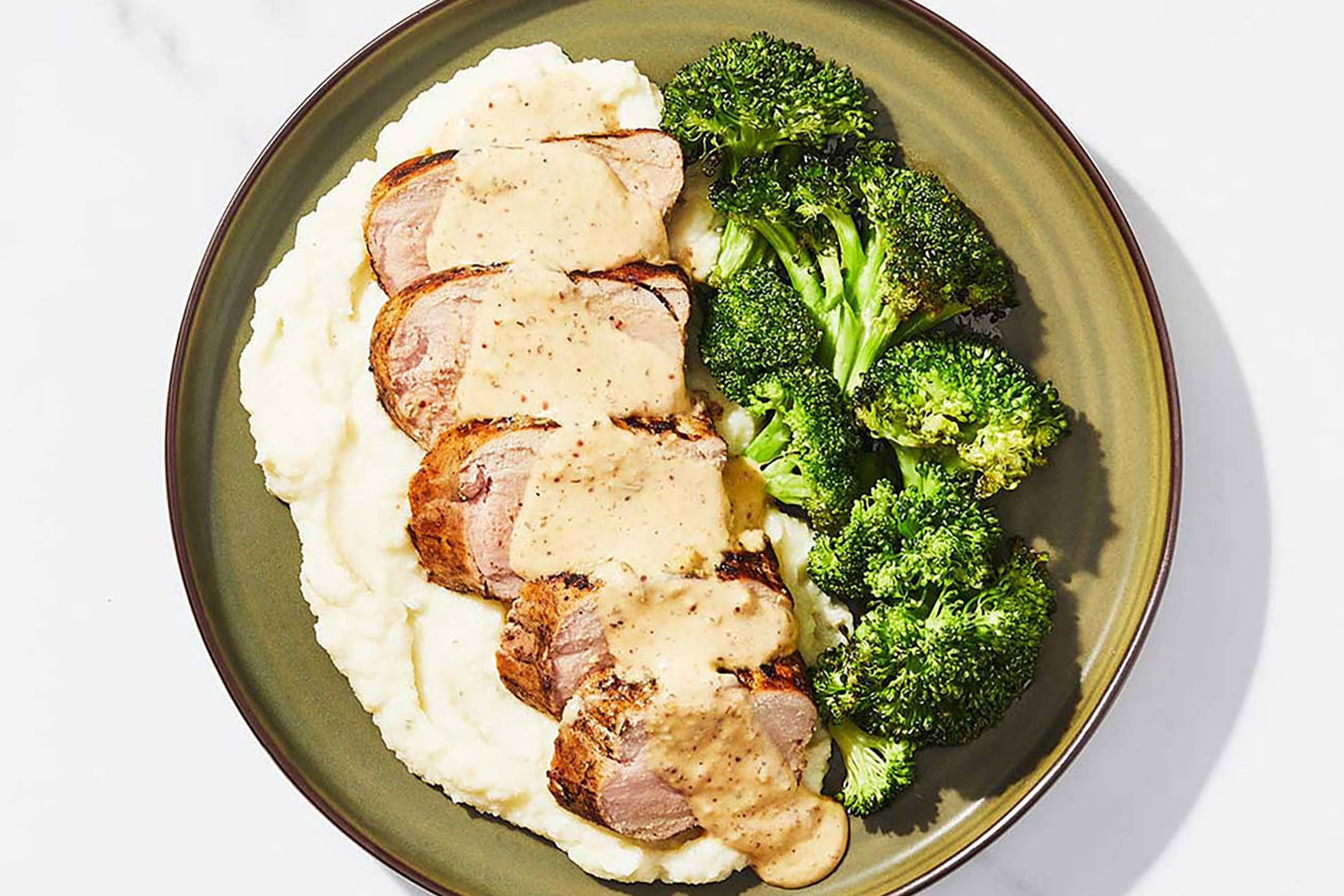 Keto Creamy Dijon Pork Tenderloin