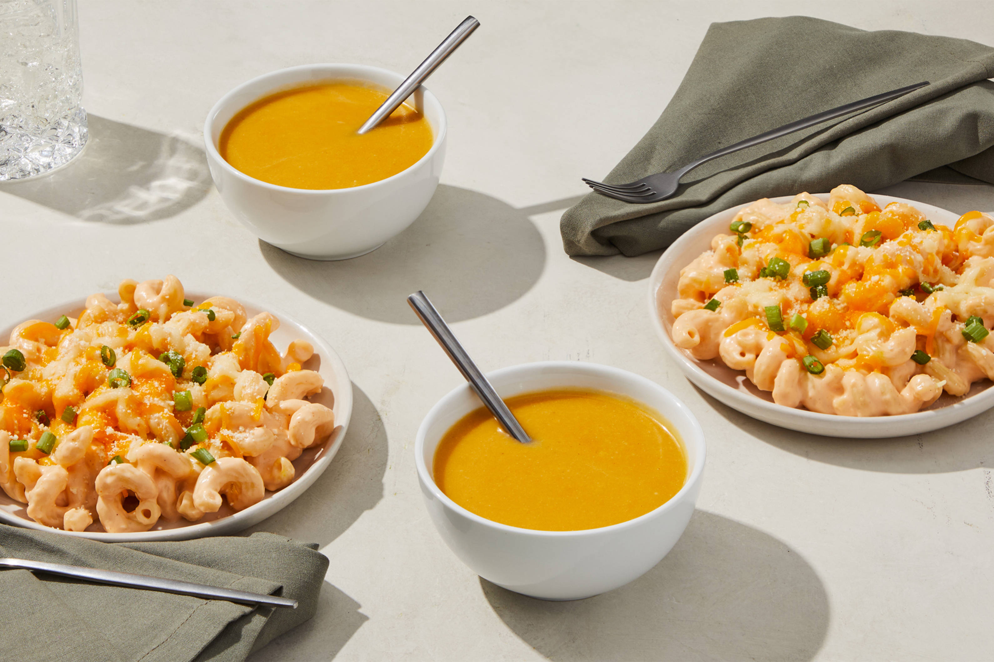 Butternut Squash Soup & Three Cheese Mac Bundle