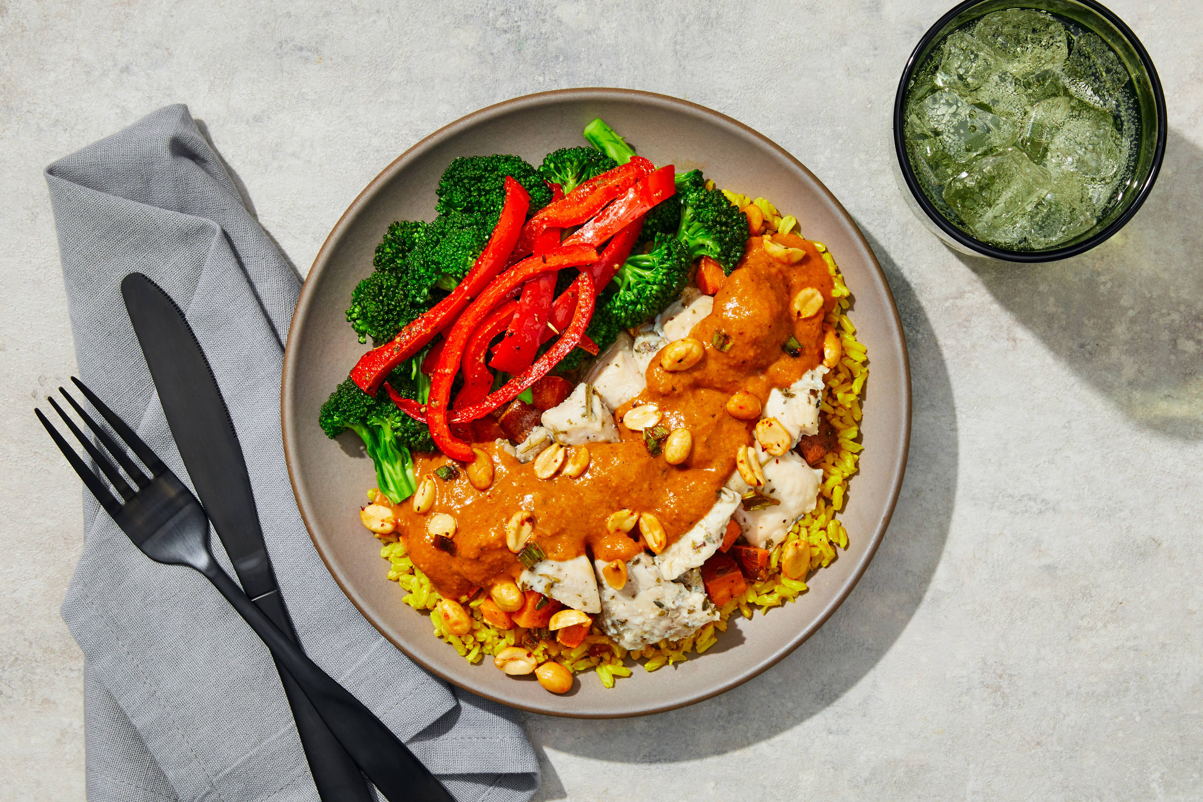 West African Style Chicken Peanut Curry