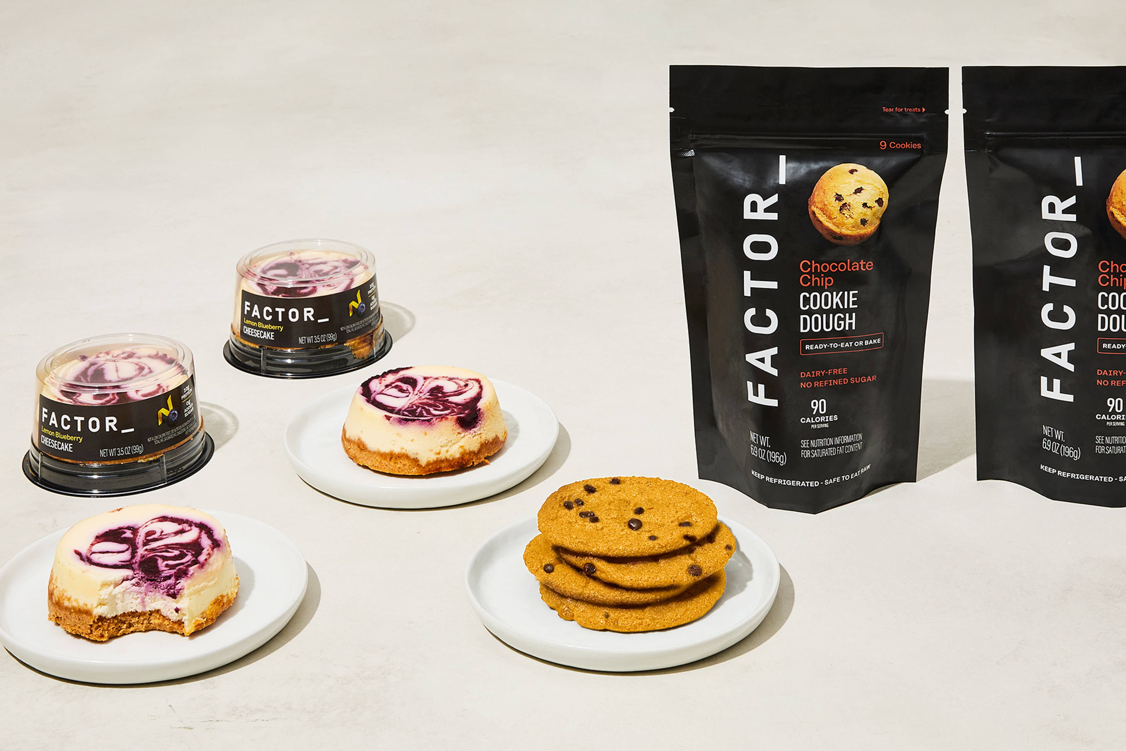 Lemon Blueberry Cheesecake & Chocolate Chip Cookie Dough Bundle