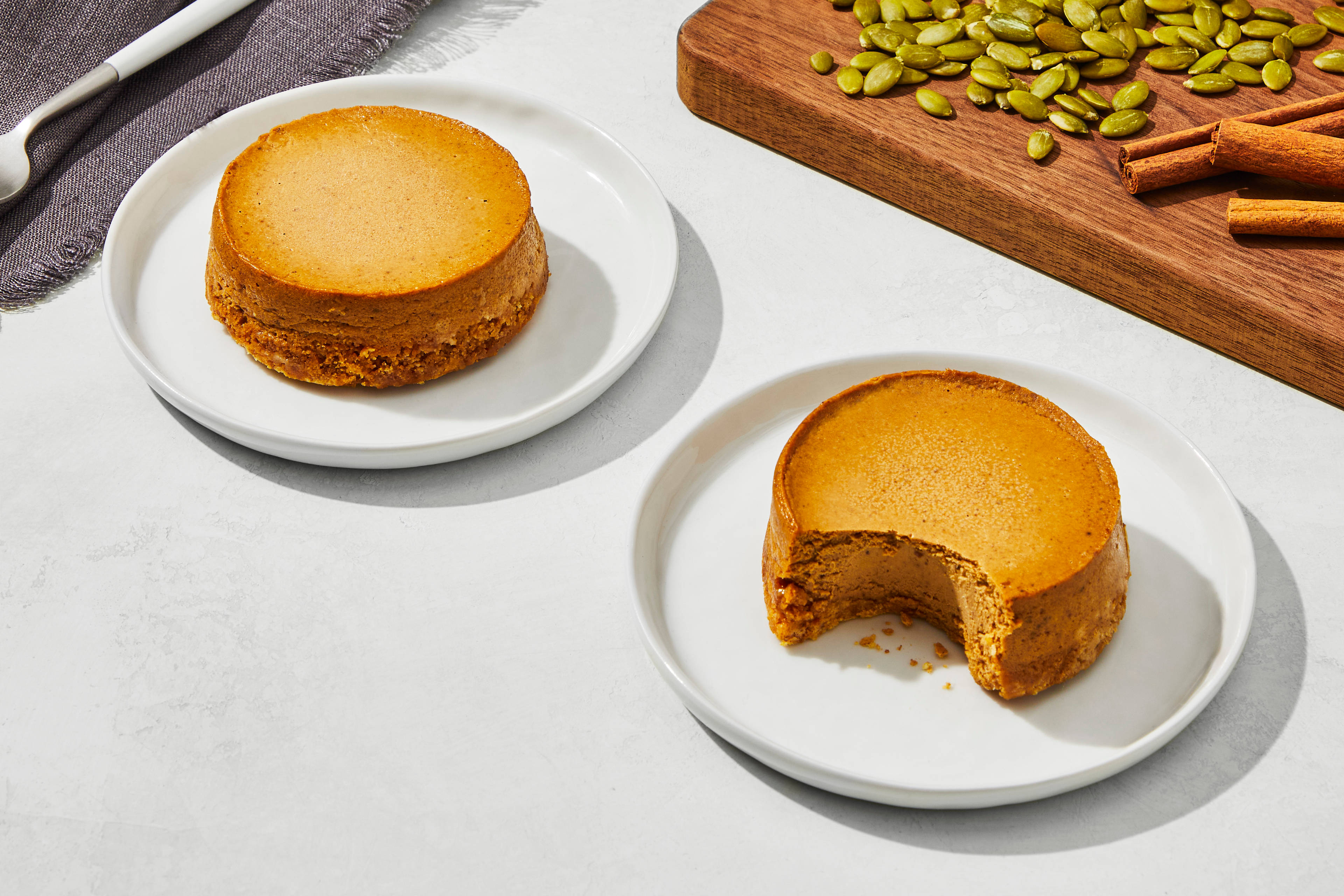 Pumpkin Spice Cheesecakes
