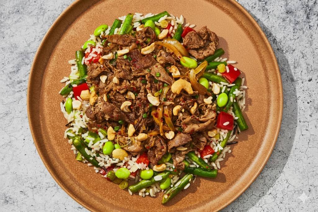 Ginger Cashew Beef
