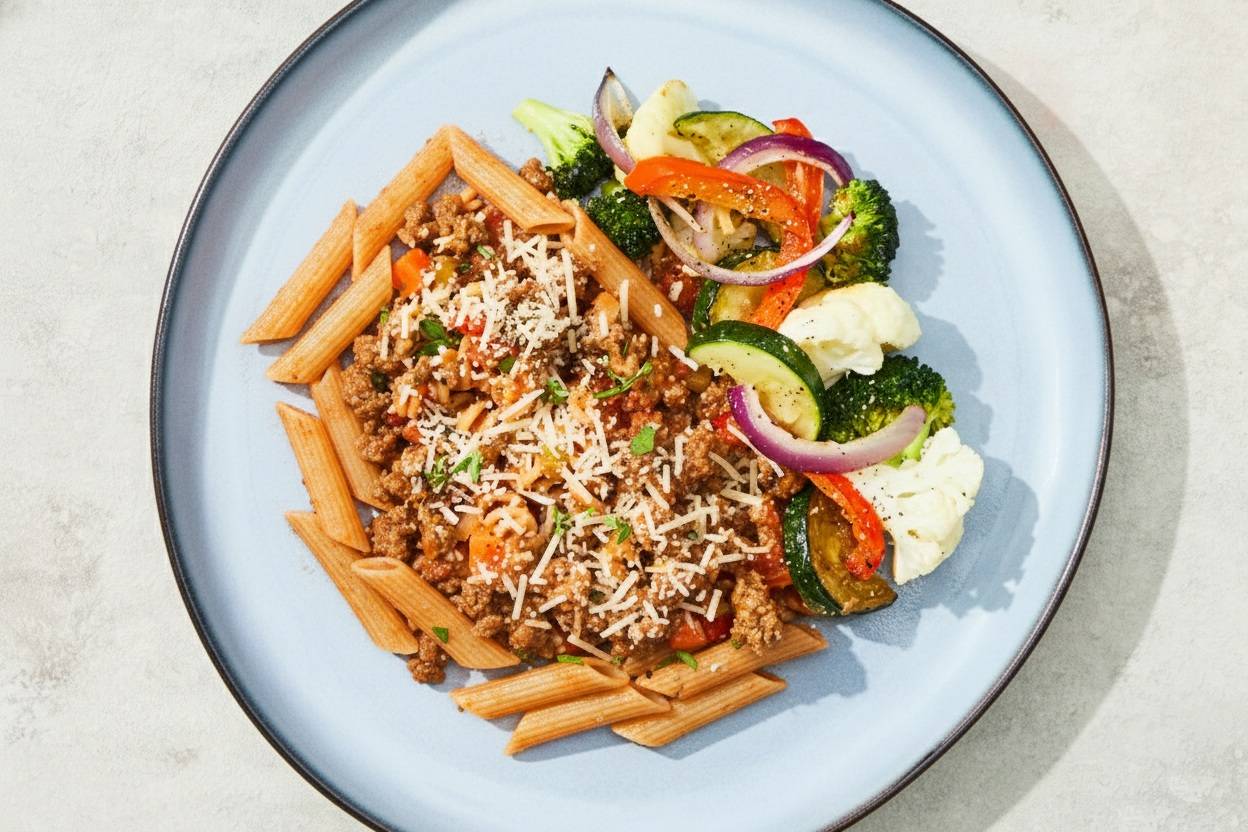 Bolognaise au bœuf et pennes