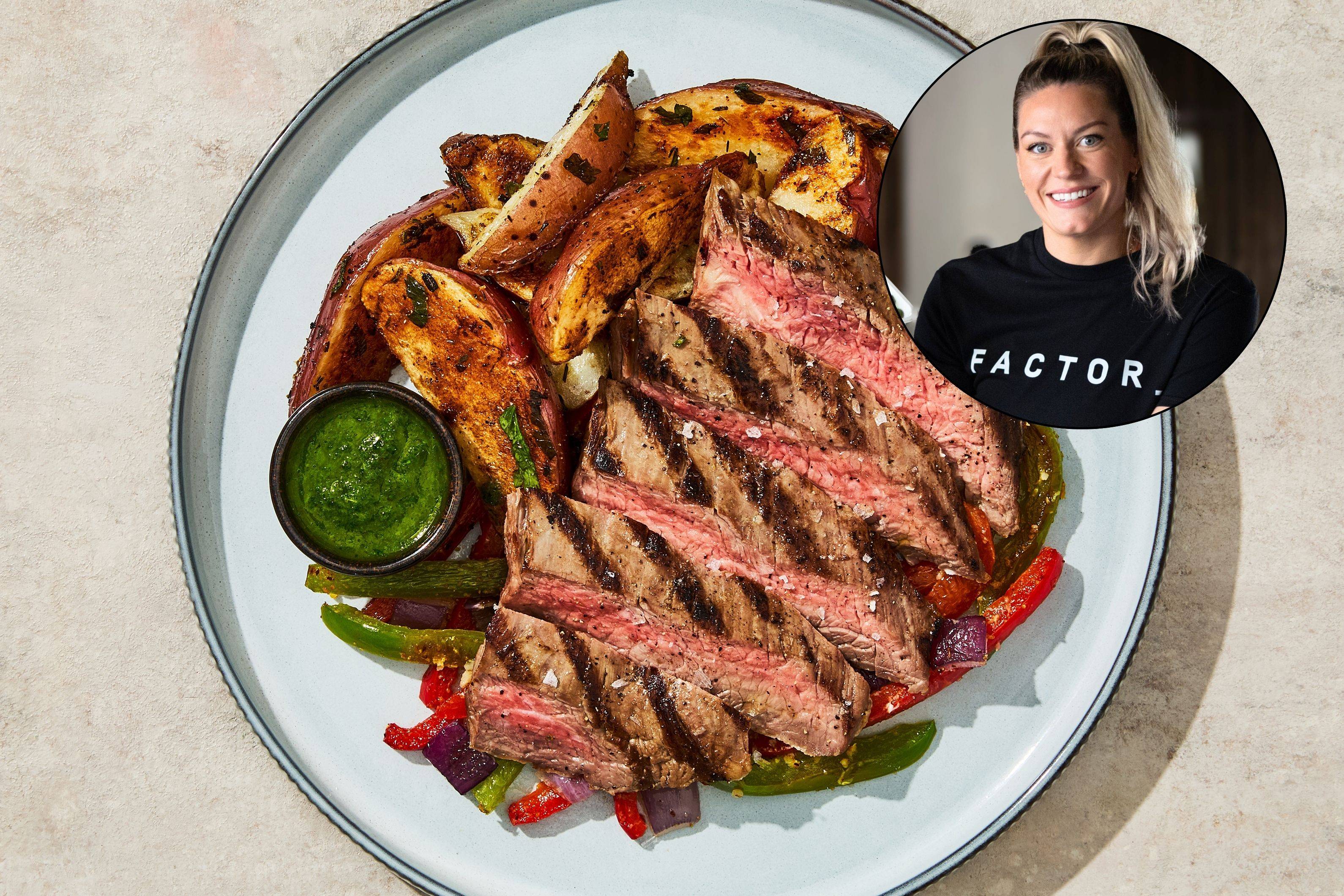 Bavette de bœuf au chimichurri