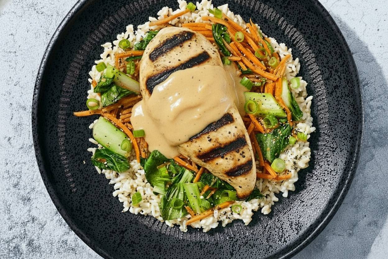 Black Garlic & Miso Grilled Chicken