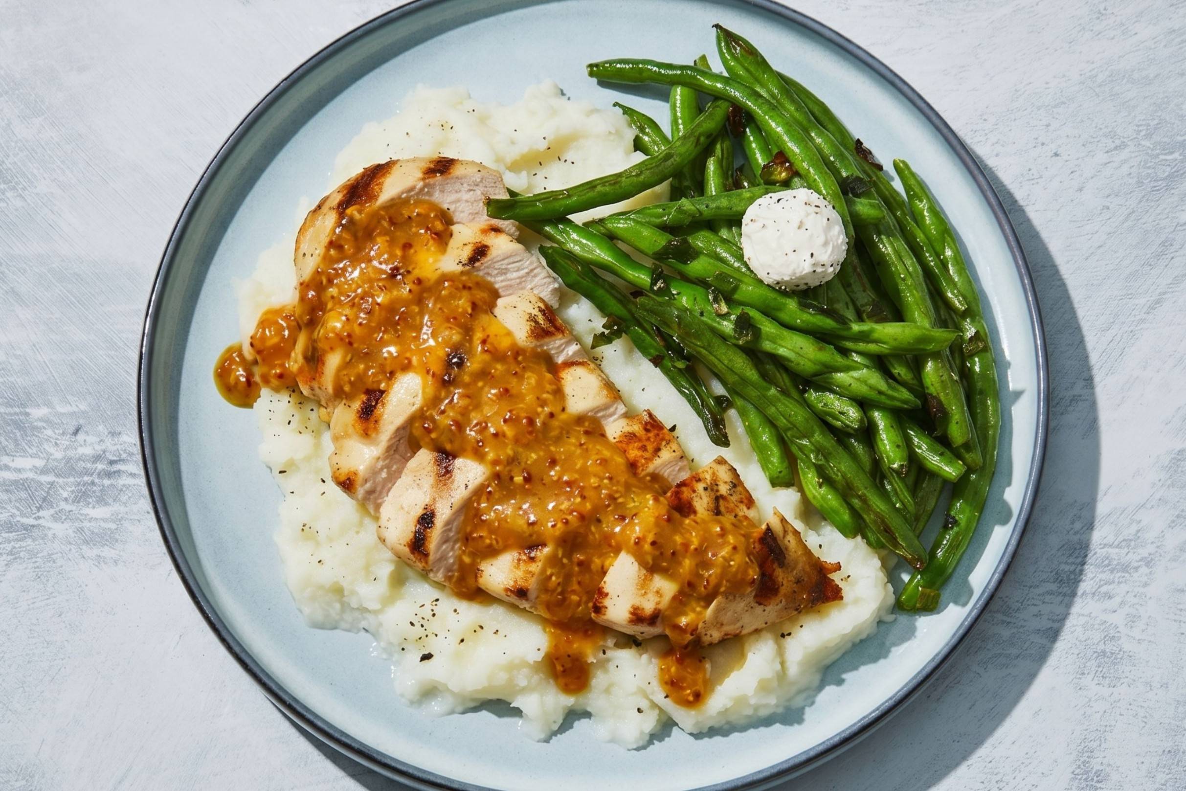 Apricot Mustard Grilled Chicken