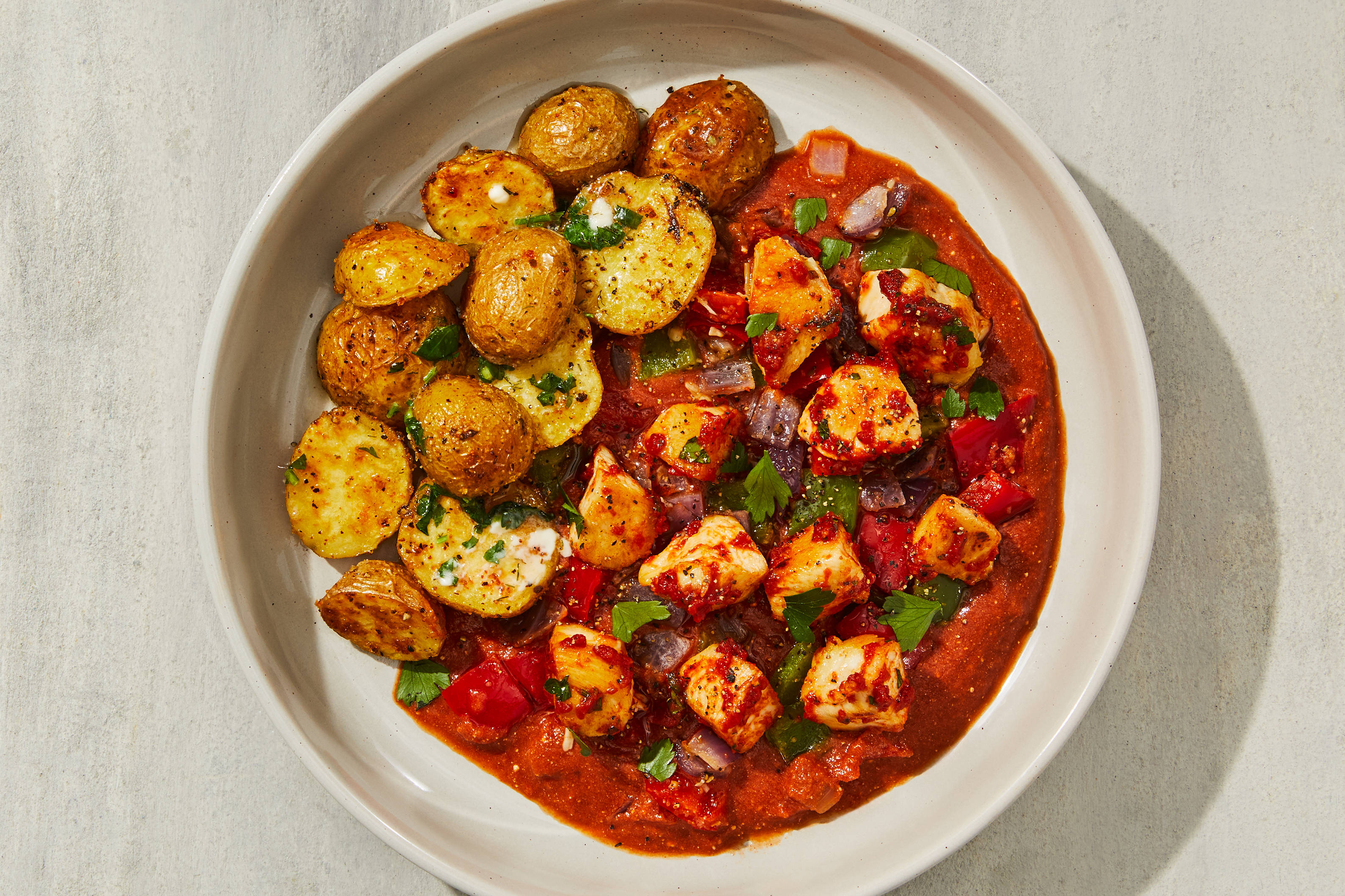 Hungarian Chicken Paprikash Stew